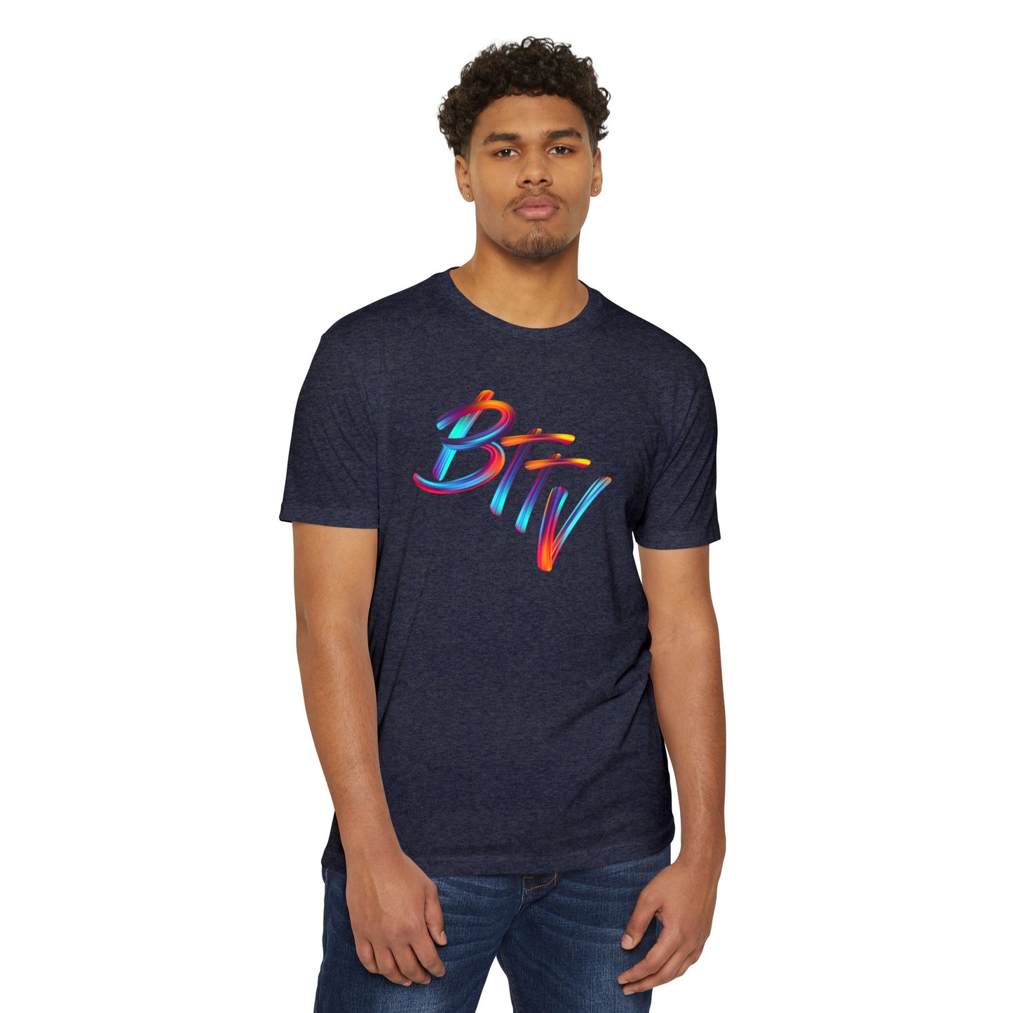 Colorful Graphic Unisex T-Shirt: "BTFV" & "Hit It With Ya Purse"