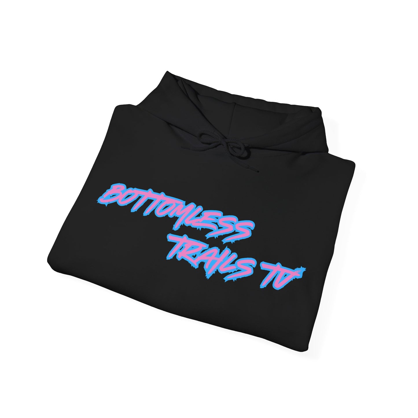 Bottomless Trails Heavy Blend Hoodie (pink/blue)