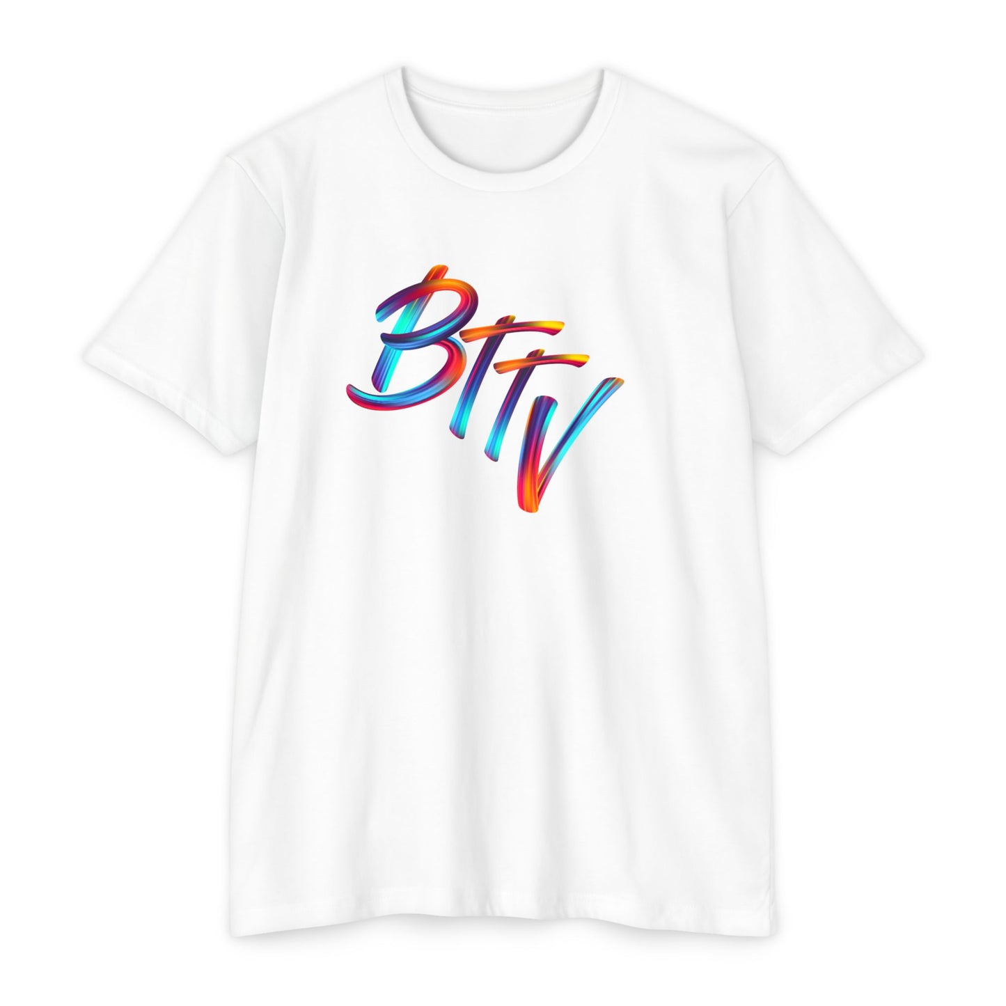 Colorful Graphic Unisex T-Shirt: "BTFV" & "Hit It With Ya Purse"