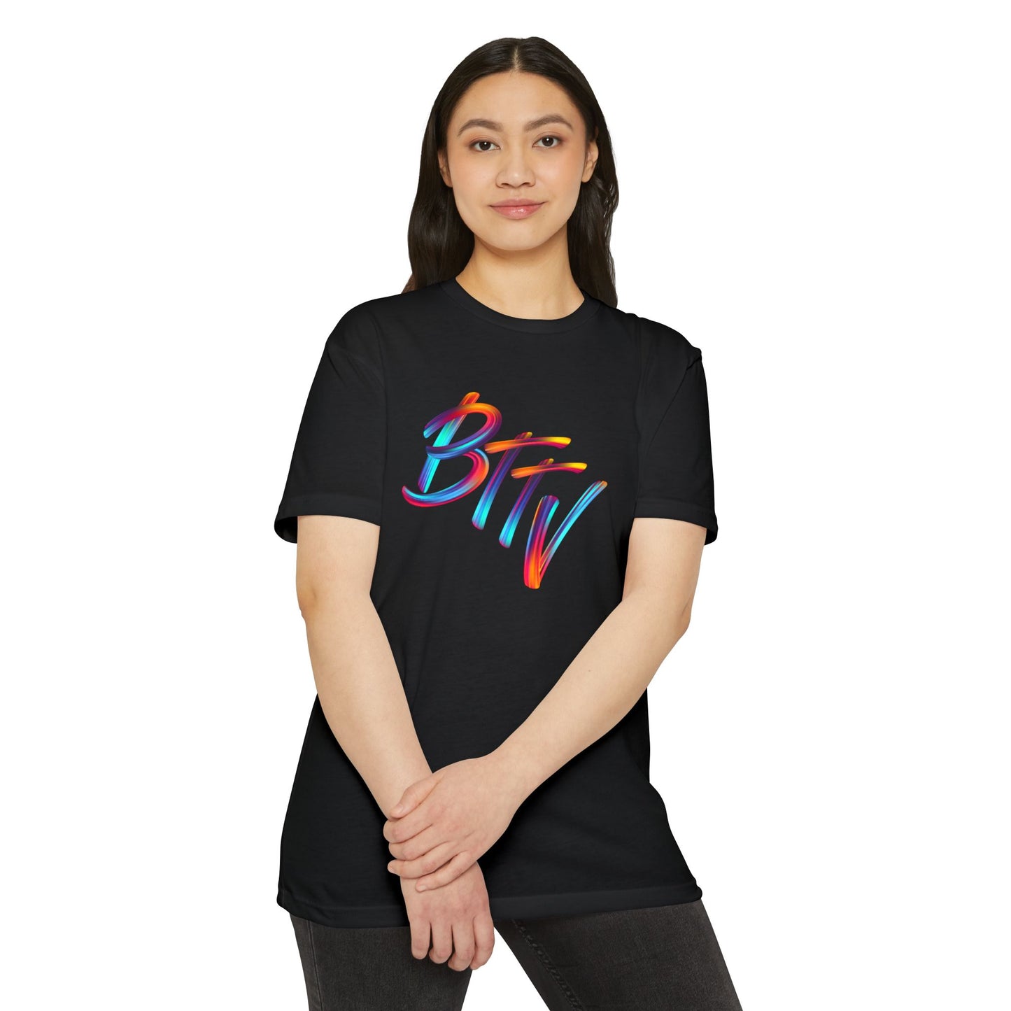 Colorful Graphic Unisex T-Shirt: "BTFV" & "Hit It With Ya Purse"