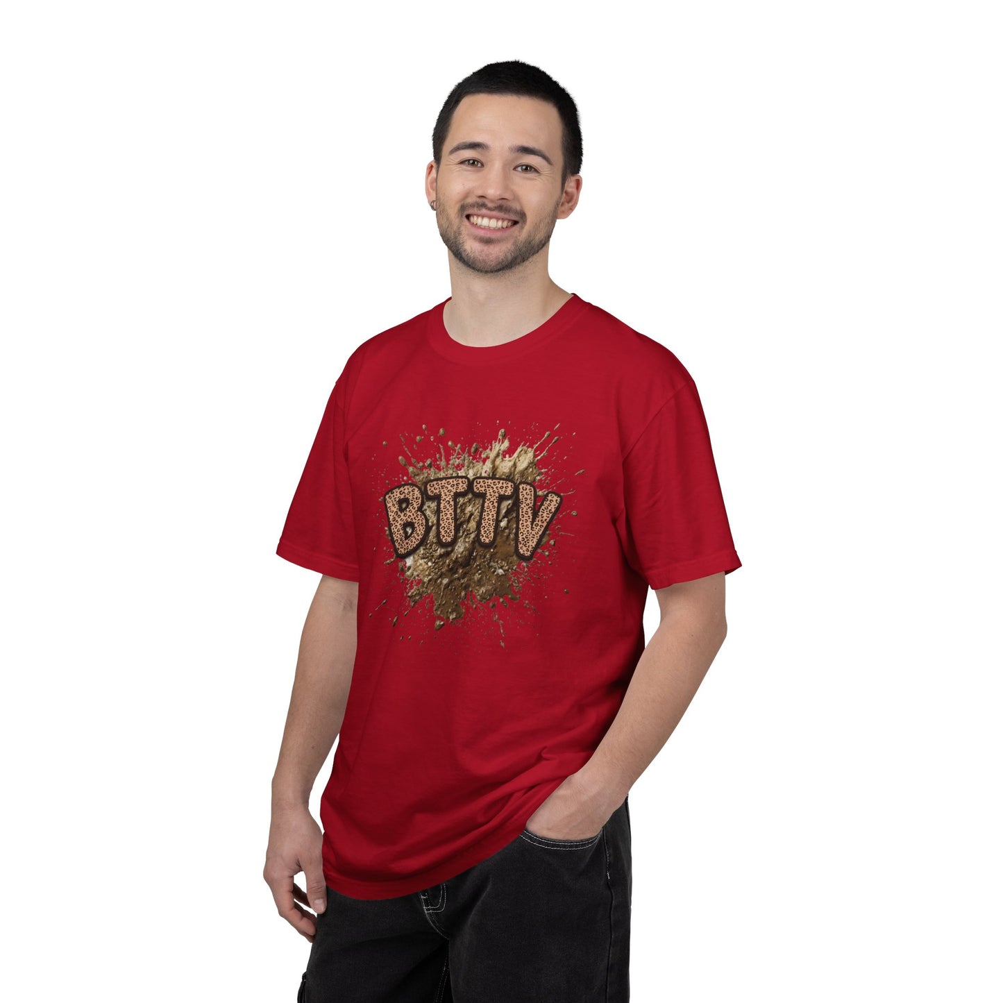 BTTV Mud Splash cheetah print T-Shirt