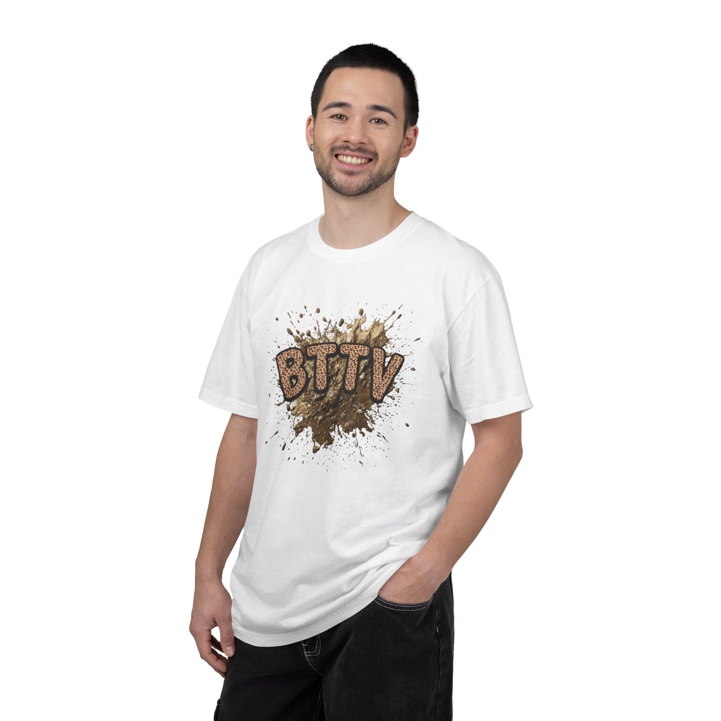 BTTV Mud Splash cheetah print T-Shirt