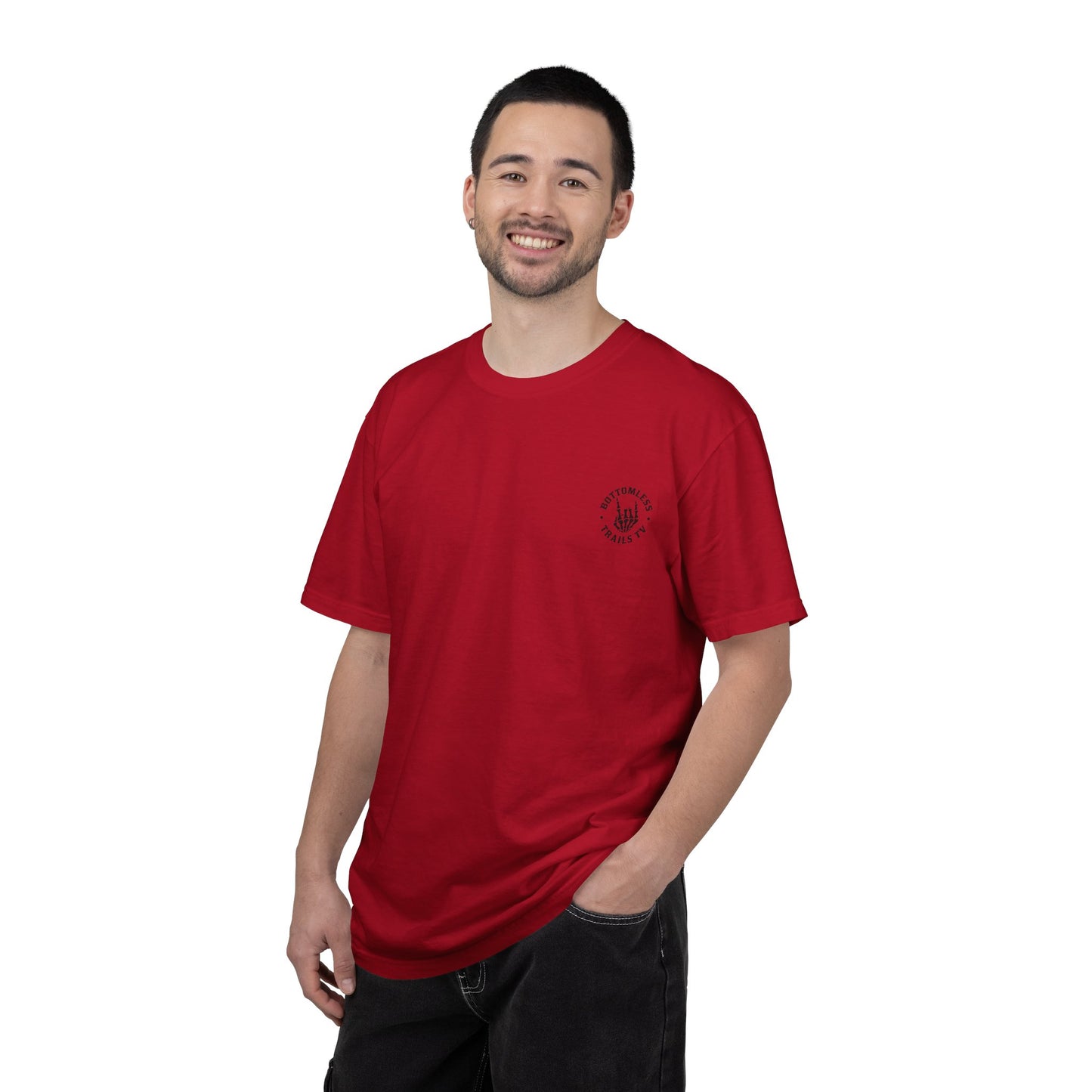 Bottomless Trails TV Skeleton Hand T-Shirt