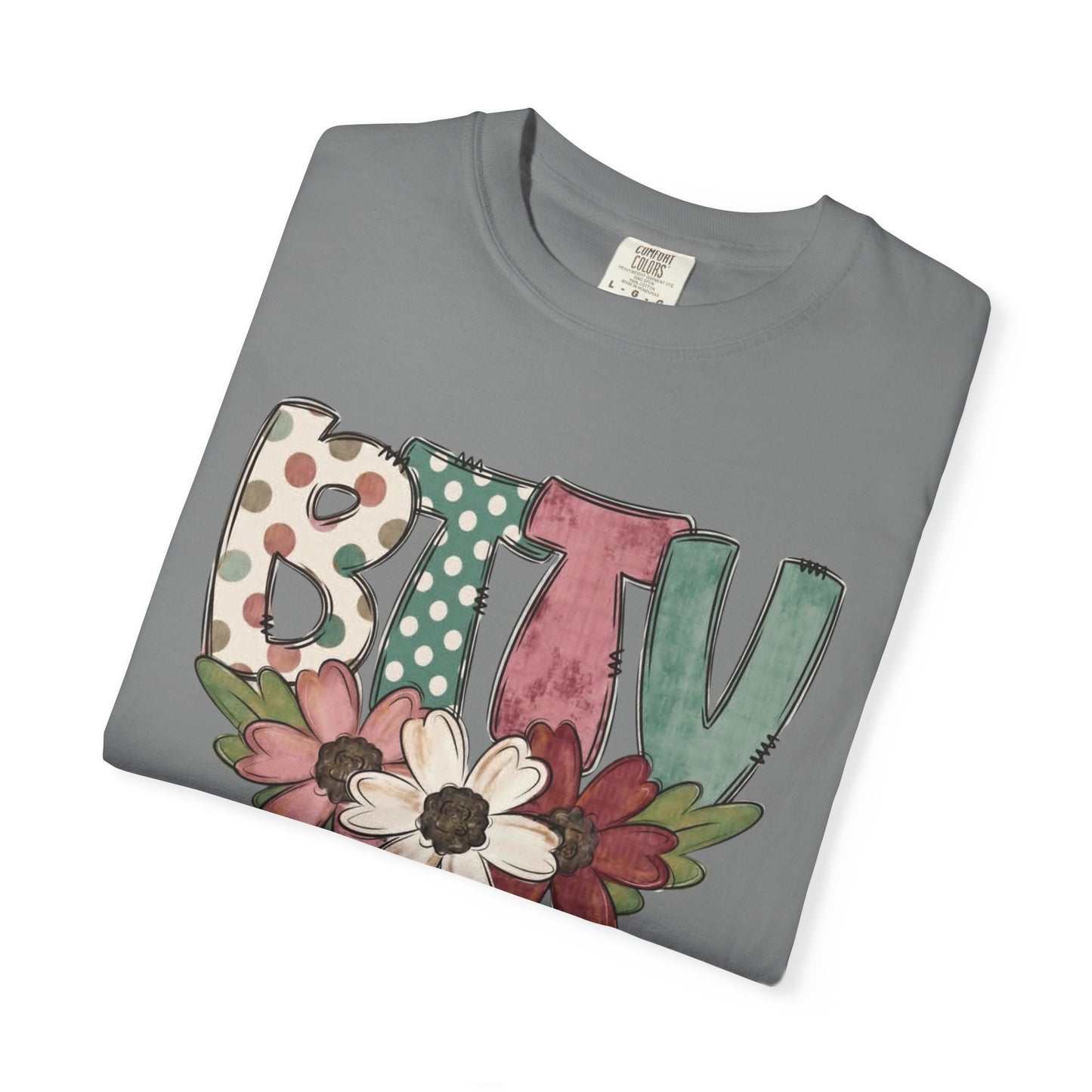 BTTV Floral T-Shirt — Protest Support Tee with Flower Design