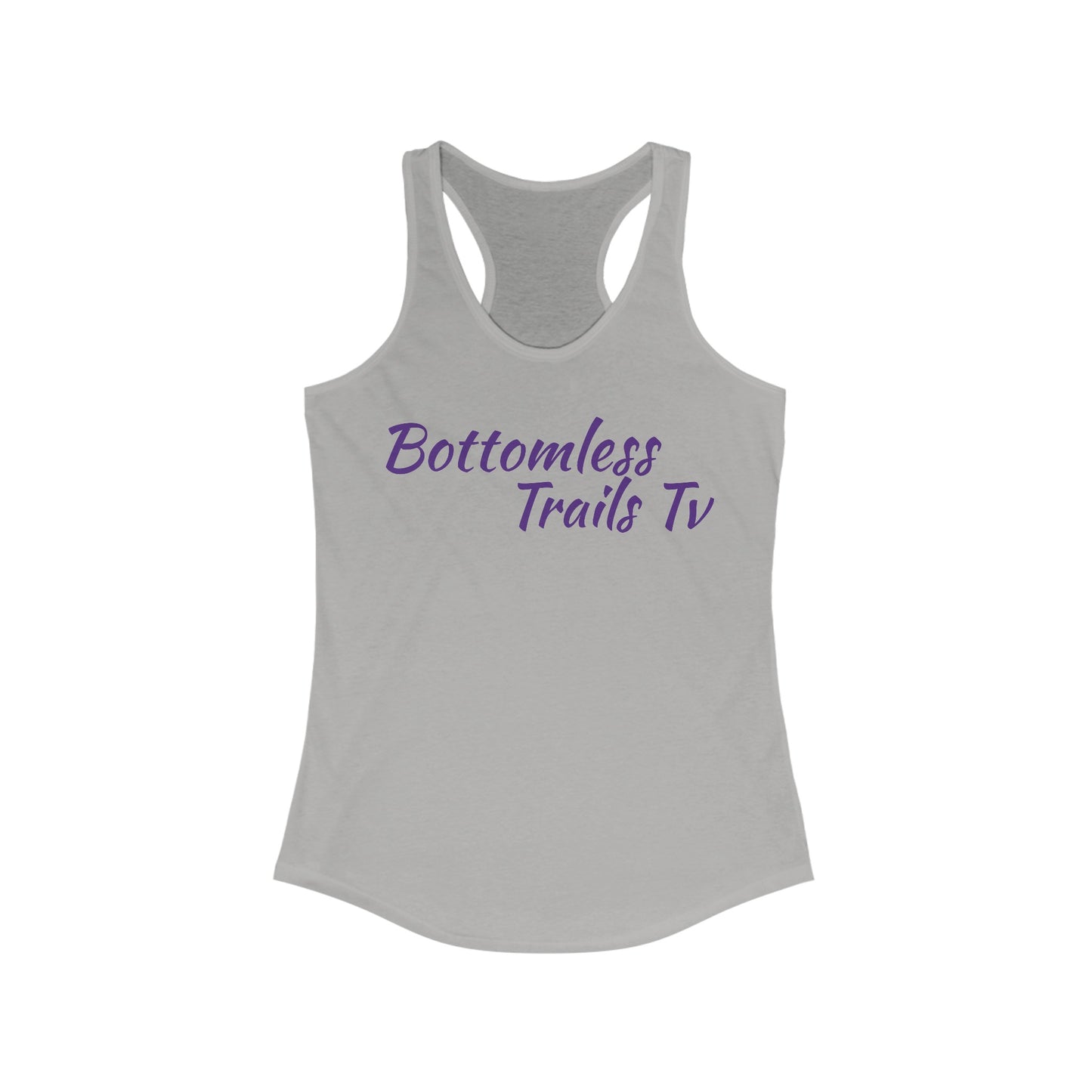 Women's purple logo tank