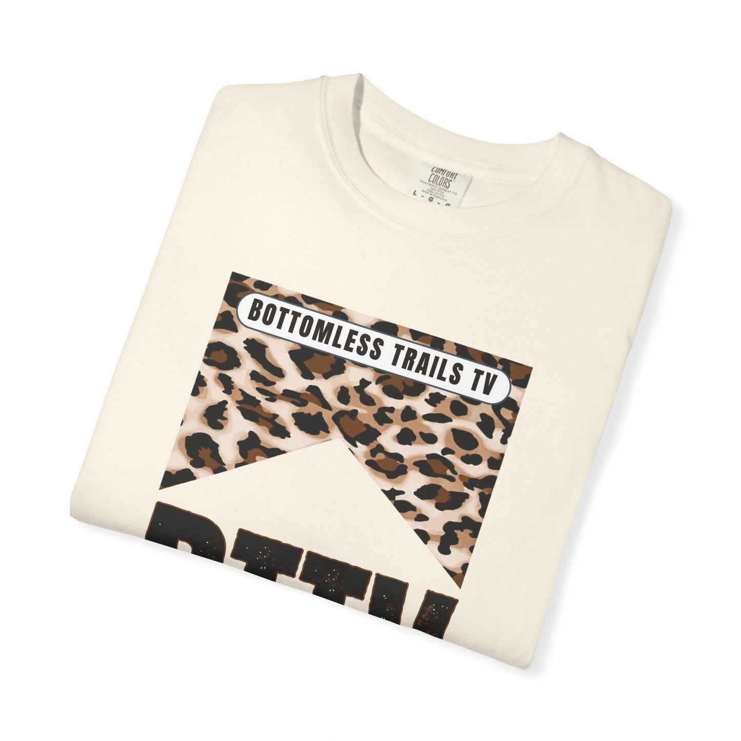 BTTV Leopard Logo T-Shirt — Bottomless Trails TV Graphic Tee