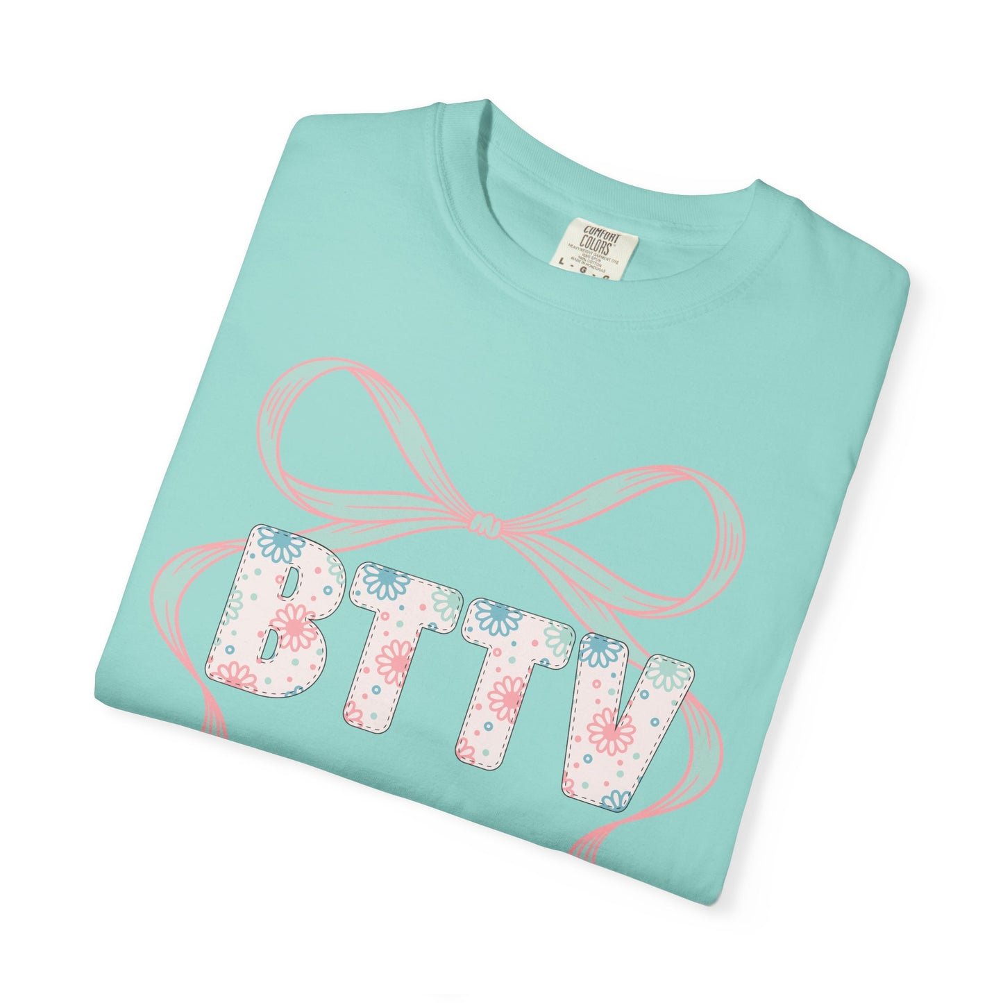 BTTV  Floral Ribbon T-Shirt