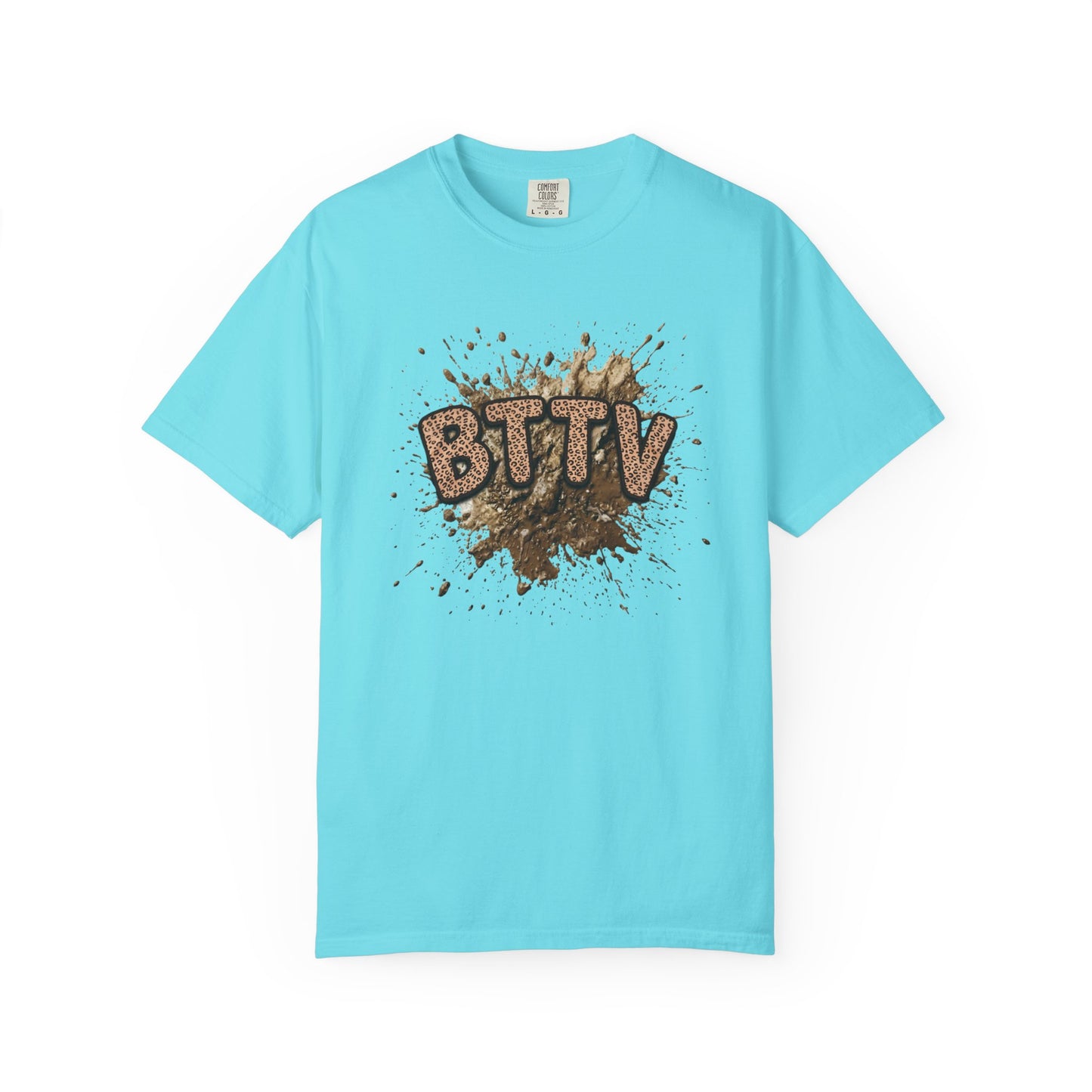 BTTV Mud Splash cheetah print T-Shirt
