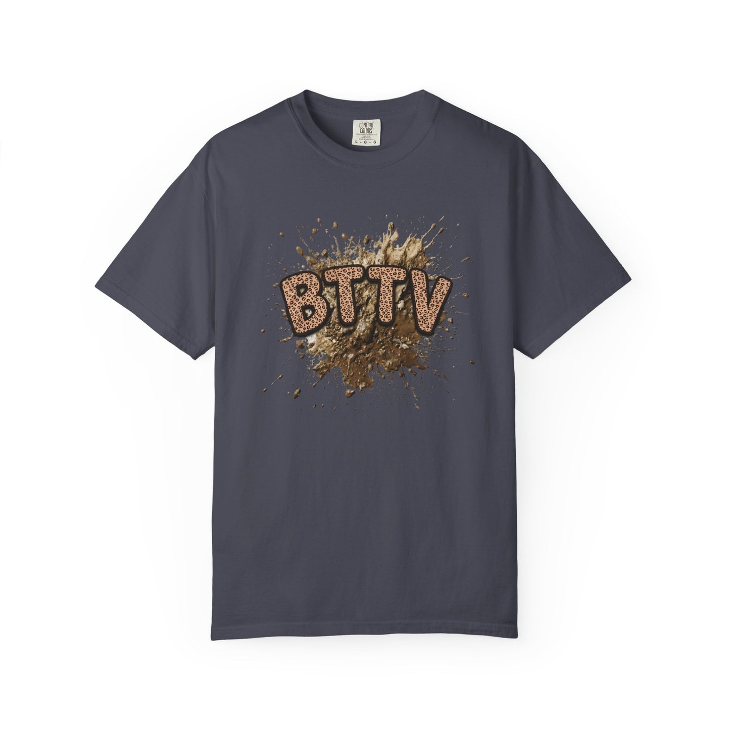 BTTV Mud Splash cheetah print T-Shirt