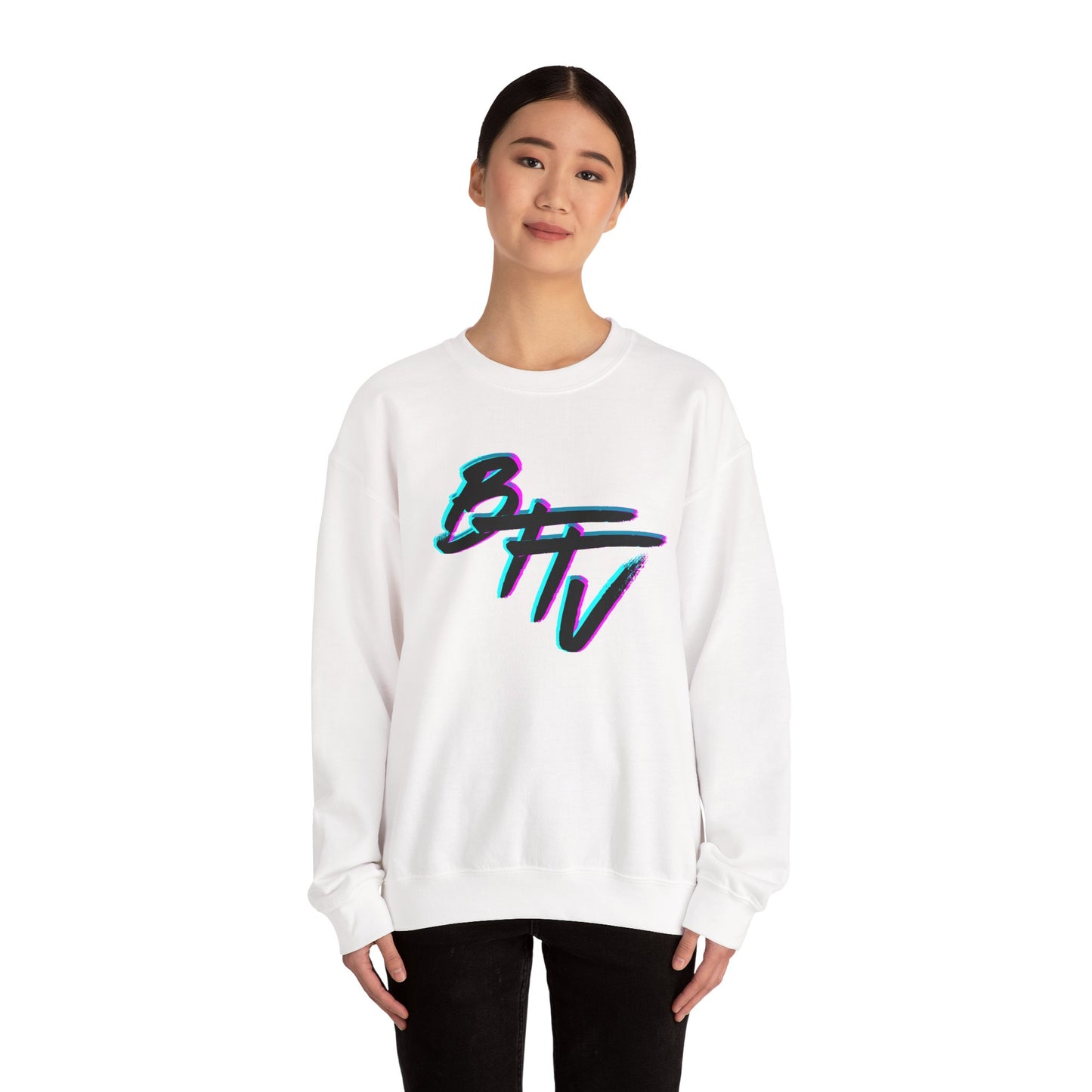 Retro Graphic Crewneck Sweatshirt - Cozy Unisex Top for Casual Style, Gift for Friends, Streetwear, Weekend Wear