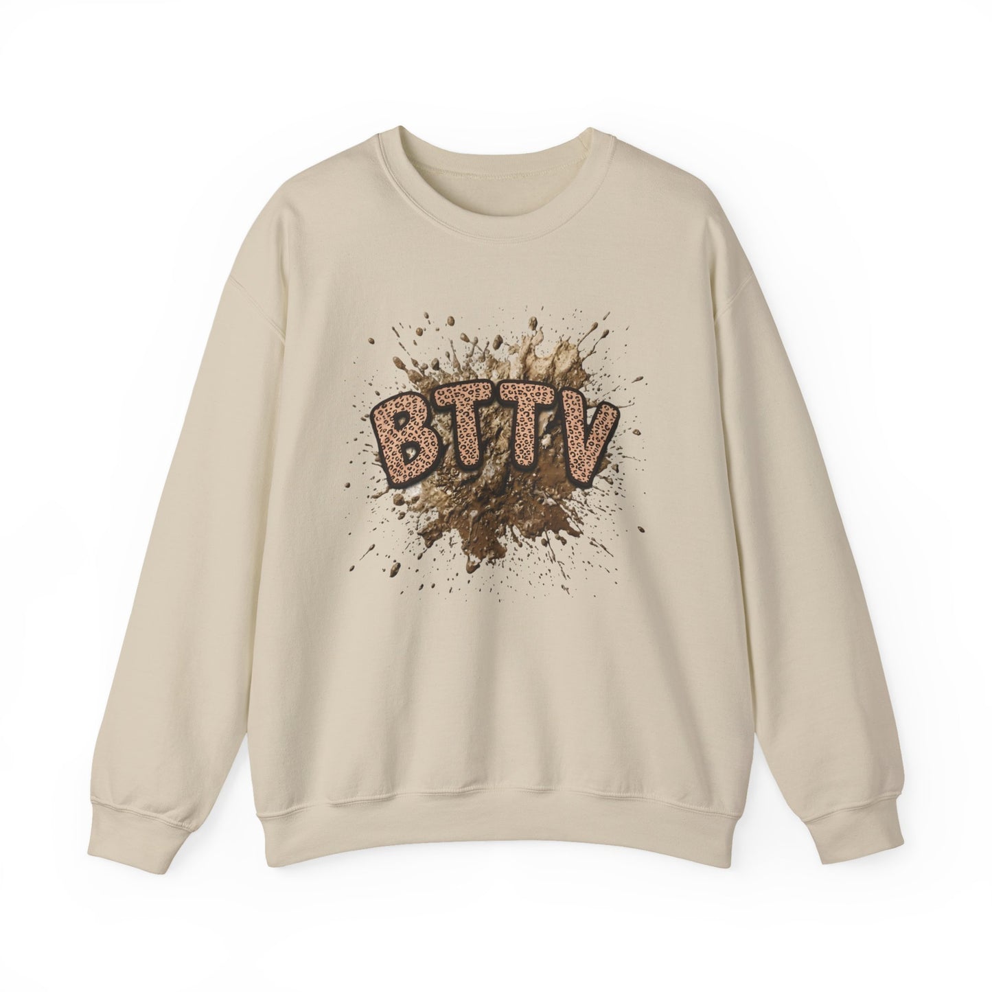 Leopard Print BTTY Crewneck Sweatshirt