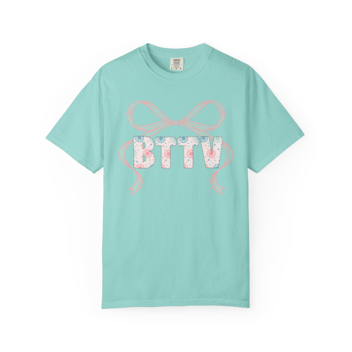 BTTV  Floral Ribbon T-Shirt