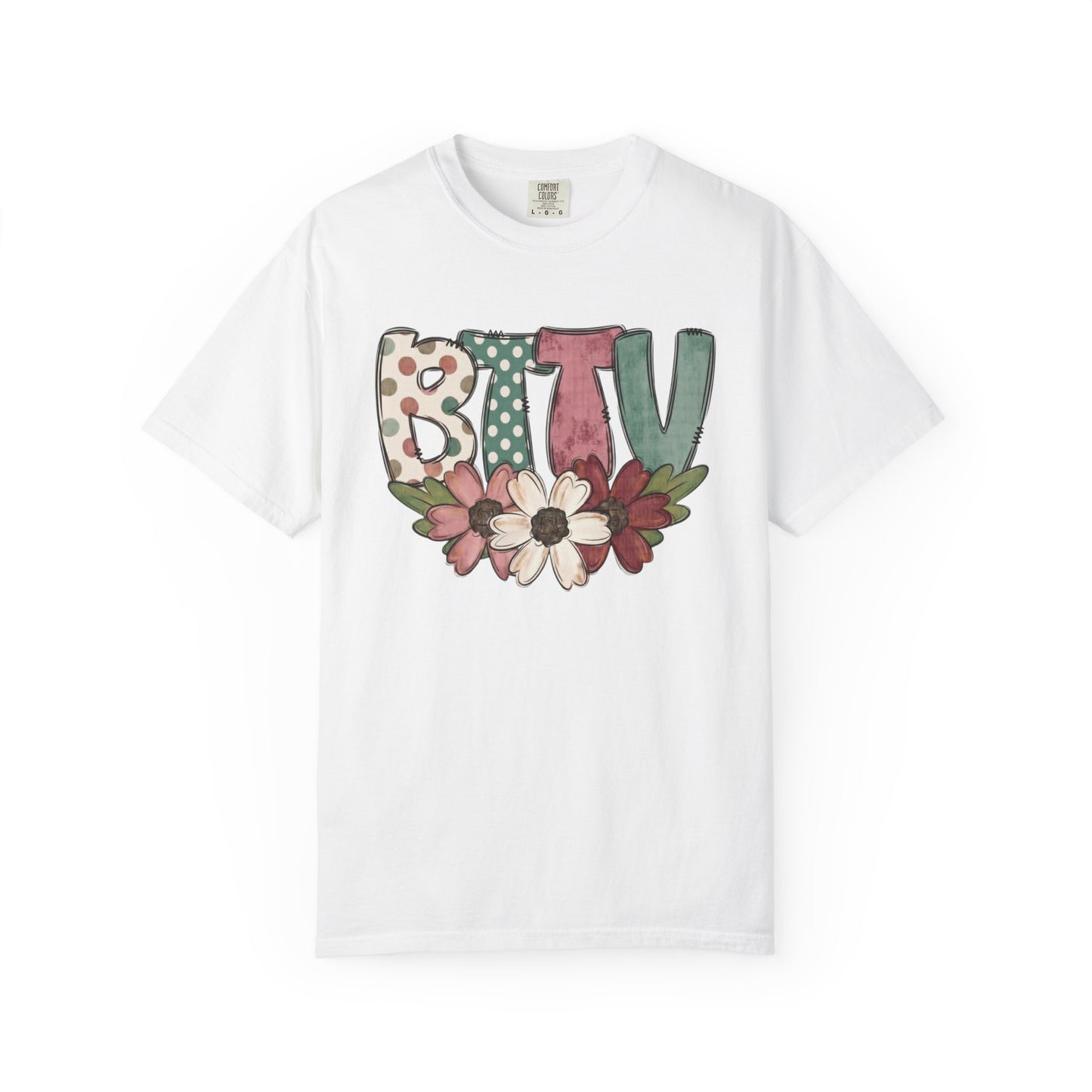 BTTV Floral T-Shirt — Protest Support Tee with Flower Design