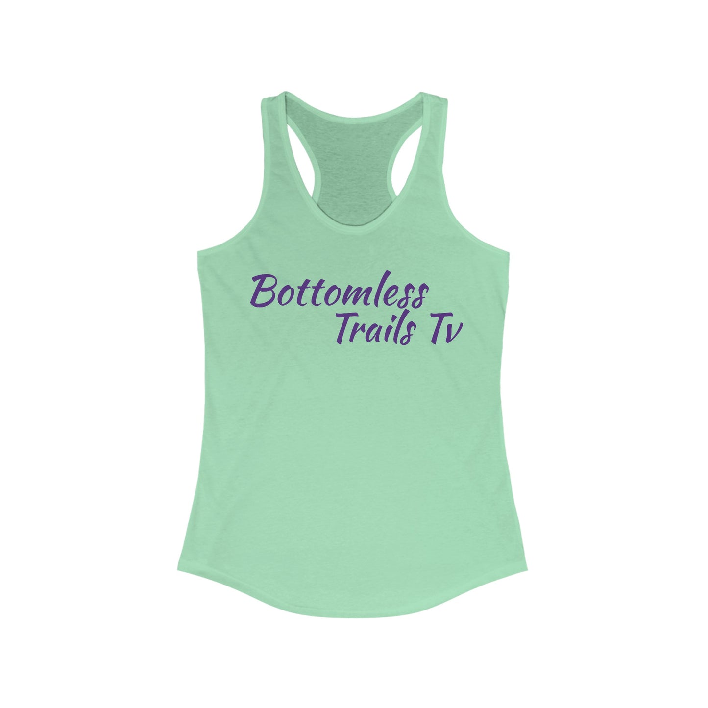 Women's purple logo tank