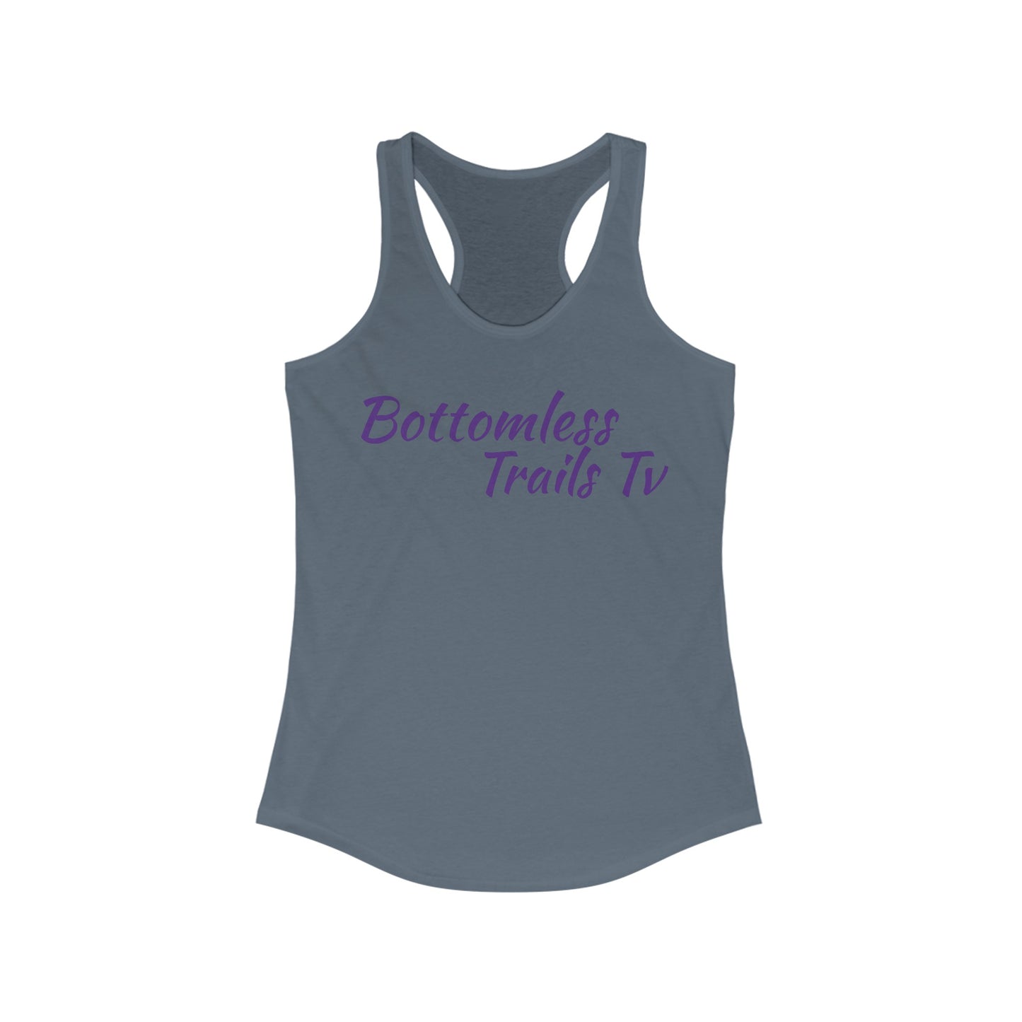 Women's purple logo tank