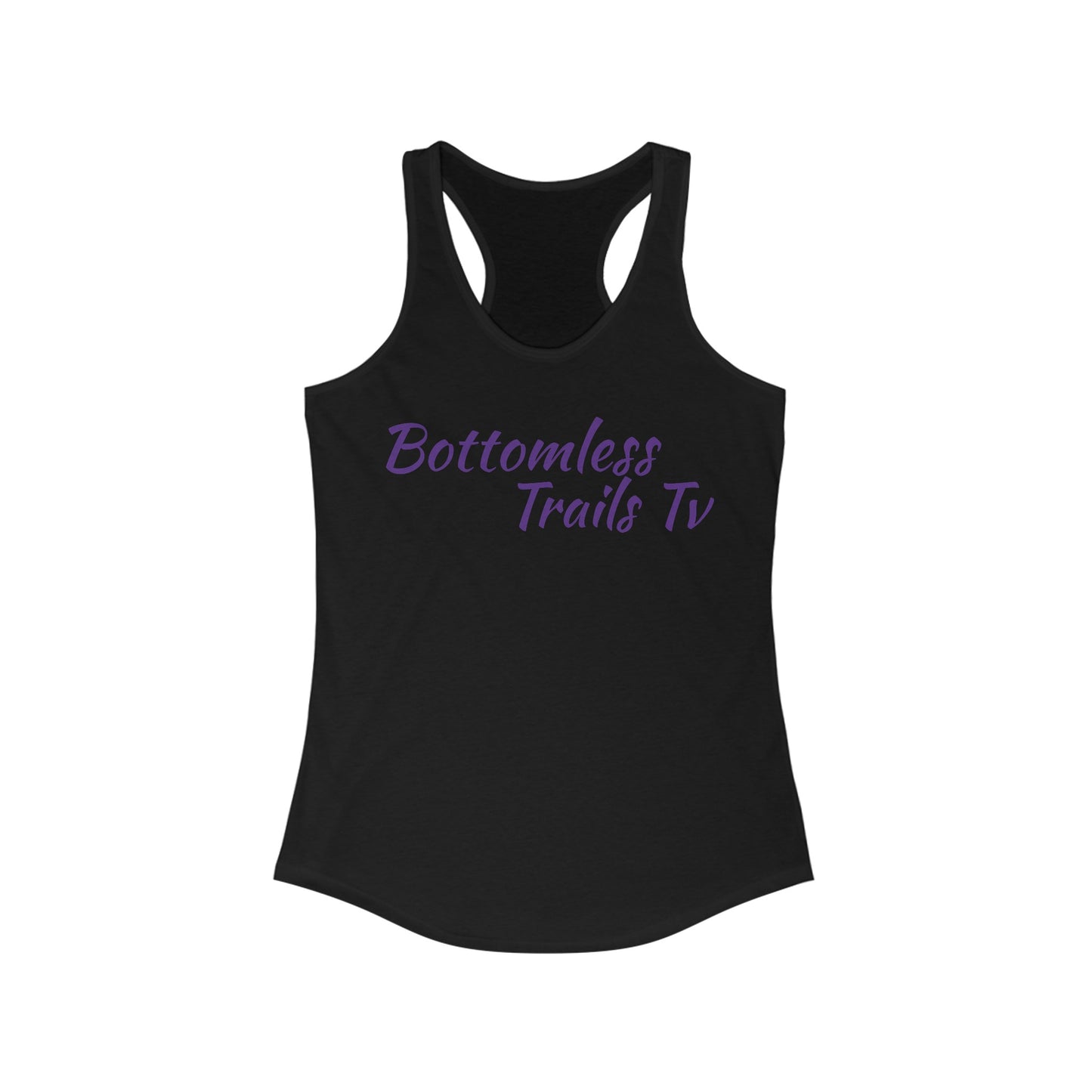 Women's purple logo tank