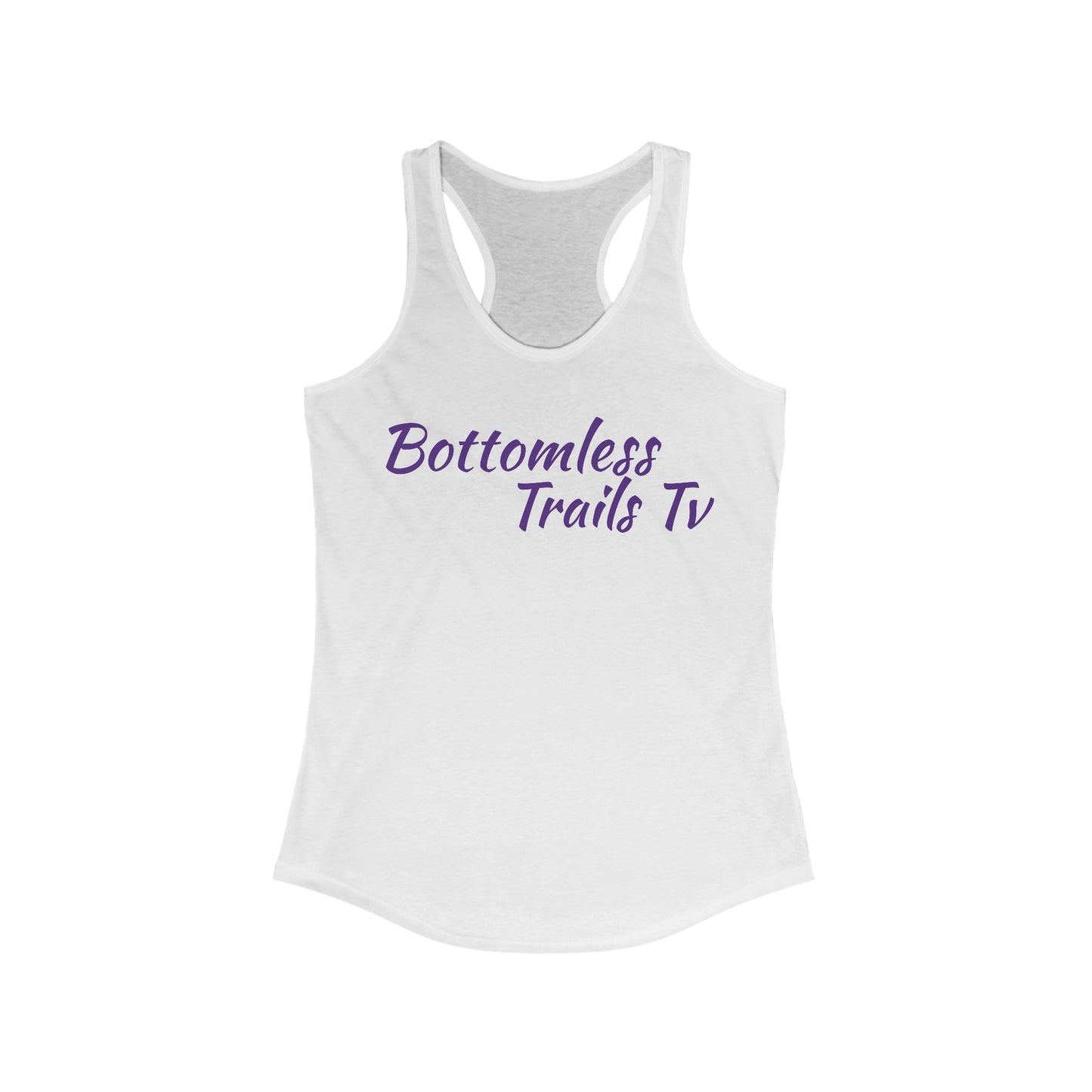 Women's purple logo tank