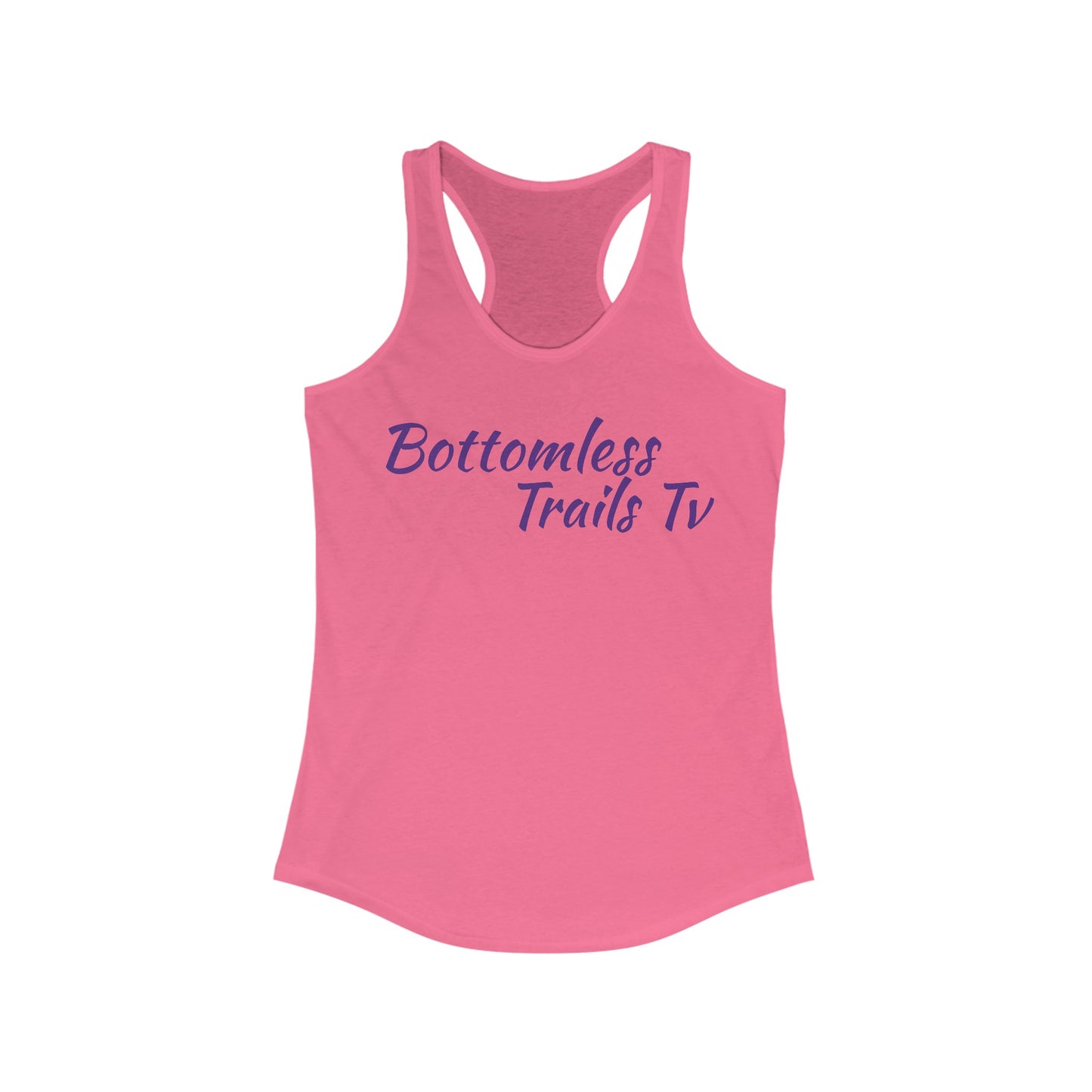 Women's purple logo tank