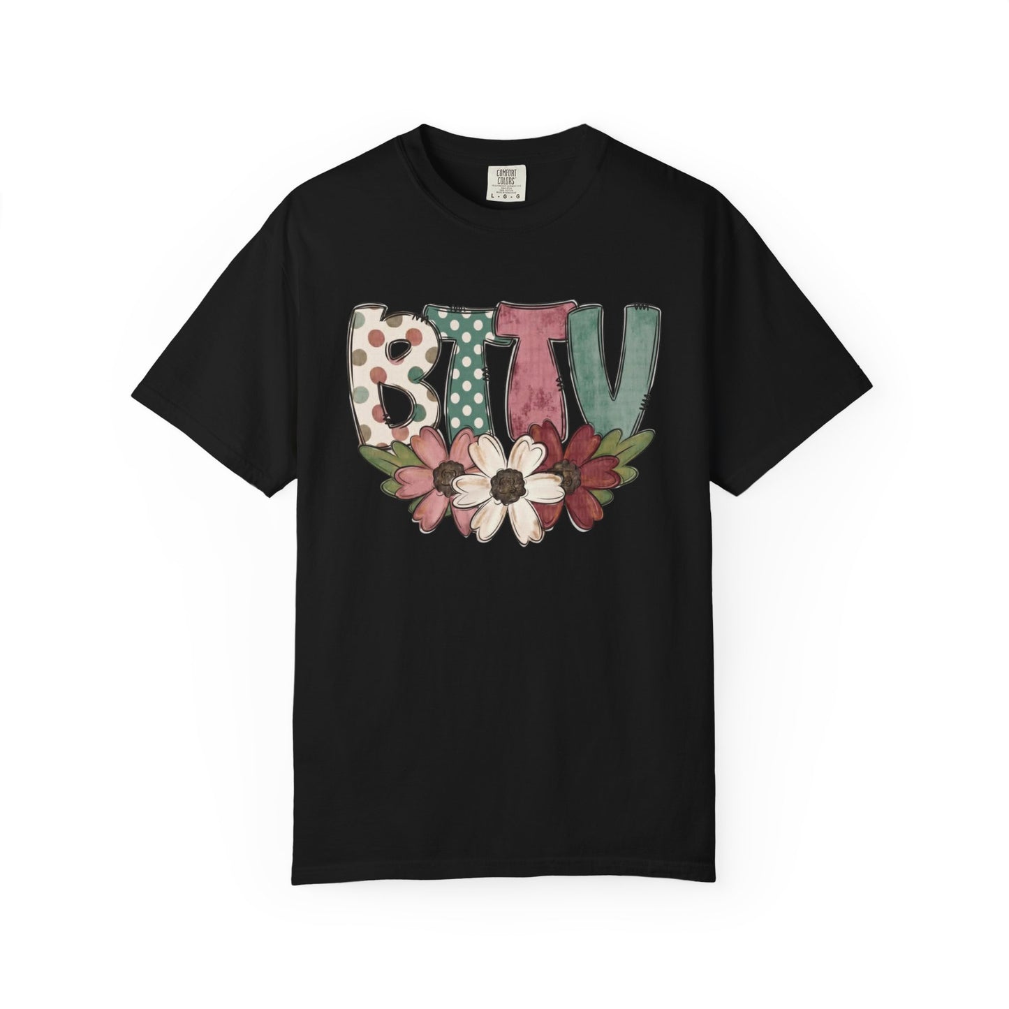 BTTV Floral T-Shirt — Protest Support Tee with Flower Design