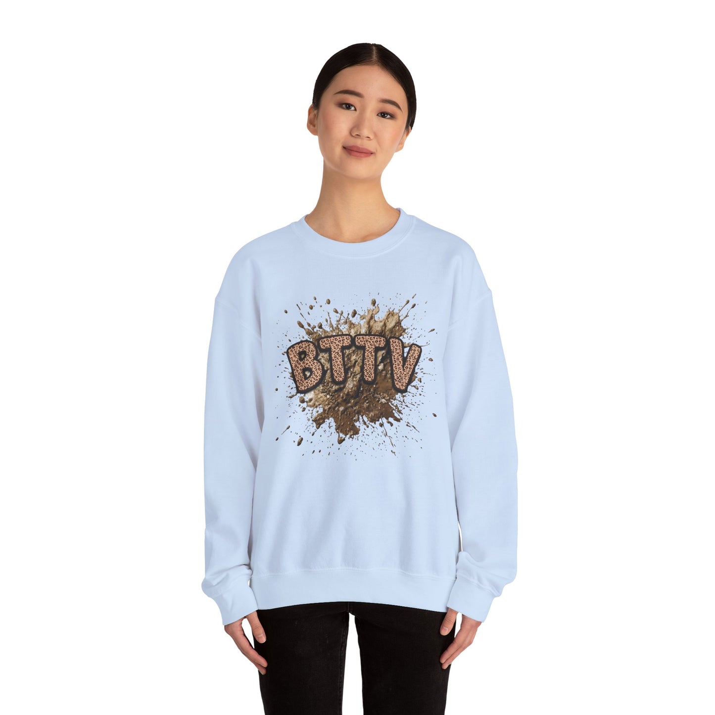 Leopard Print BTTY Crewneck Sweatshirt