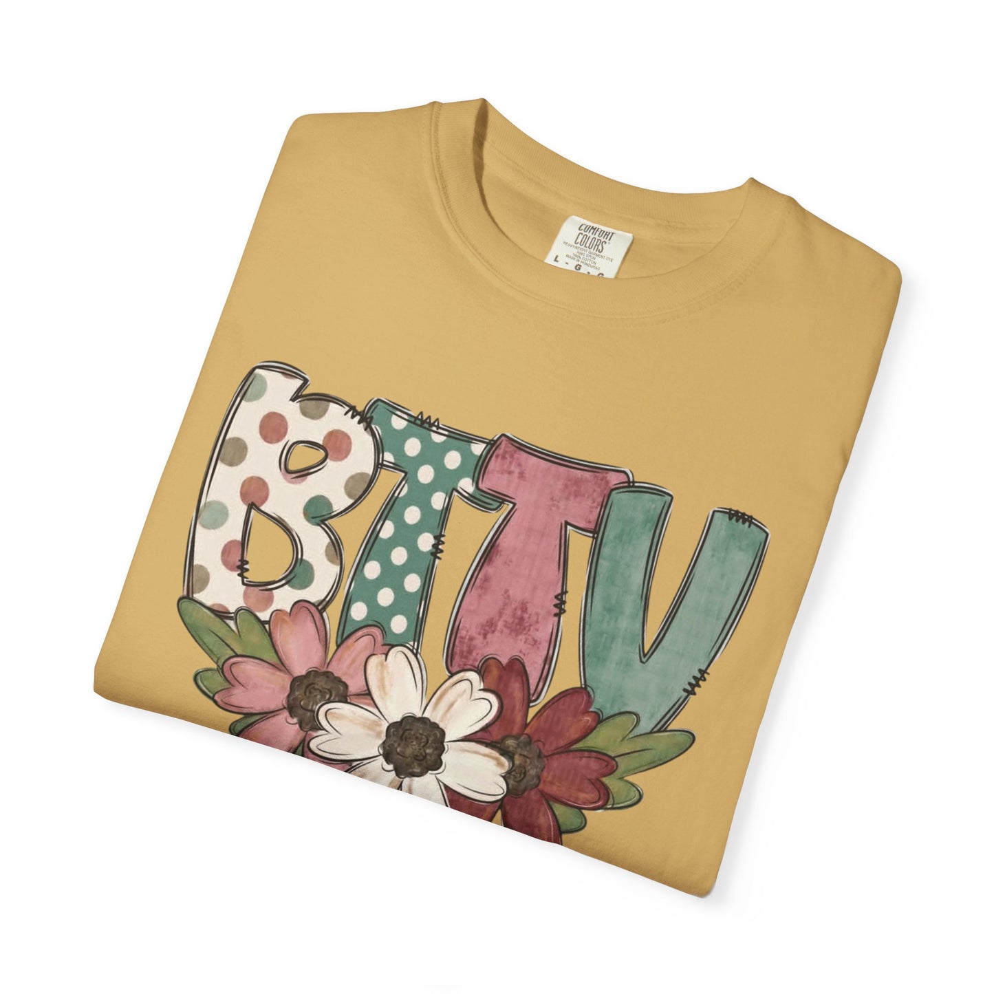 BTTV Floral T-Shirt — Protest Support Tee with Flower Design