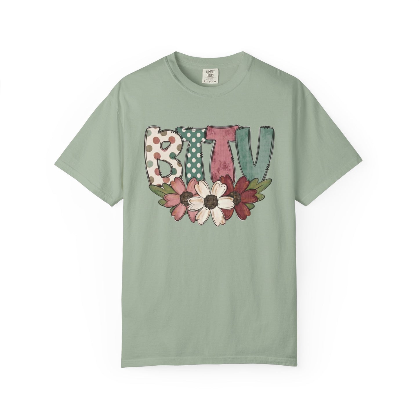 BTTV Floral T-Shirt — Protest Support Tee with Flower Design
