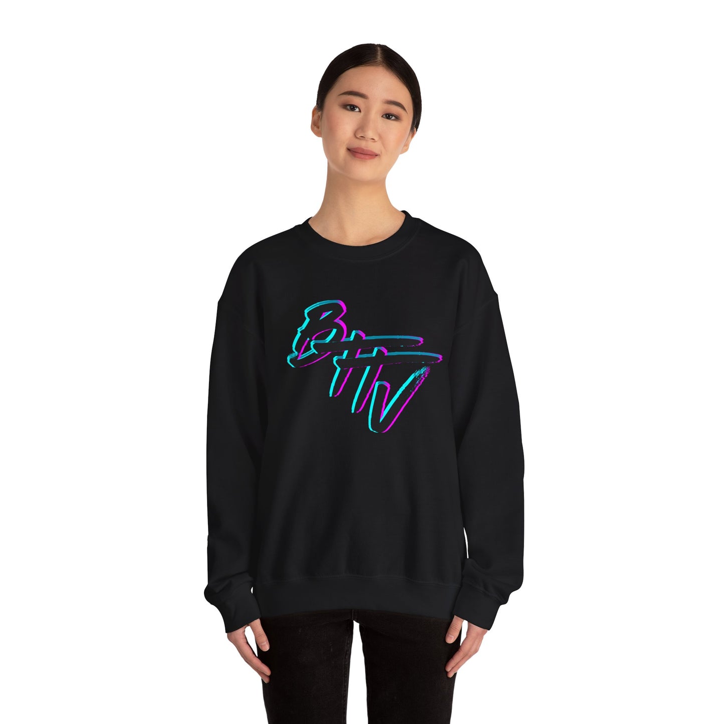 Retro Graphic Crewneck Sweatshirt - Cozy Unisex Top for Casual Style, Gift for Friends, Streetwear, Weekend Wear