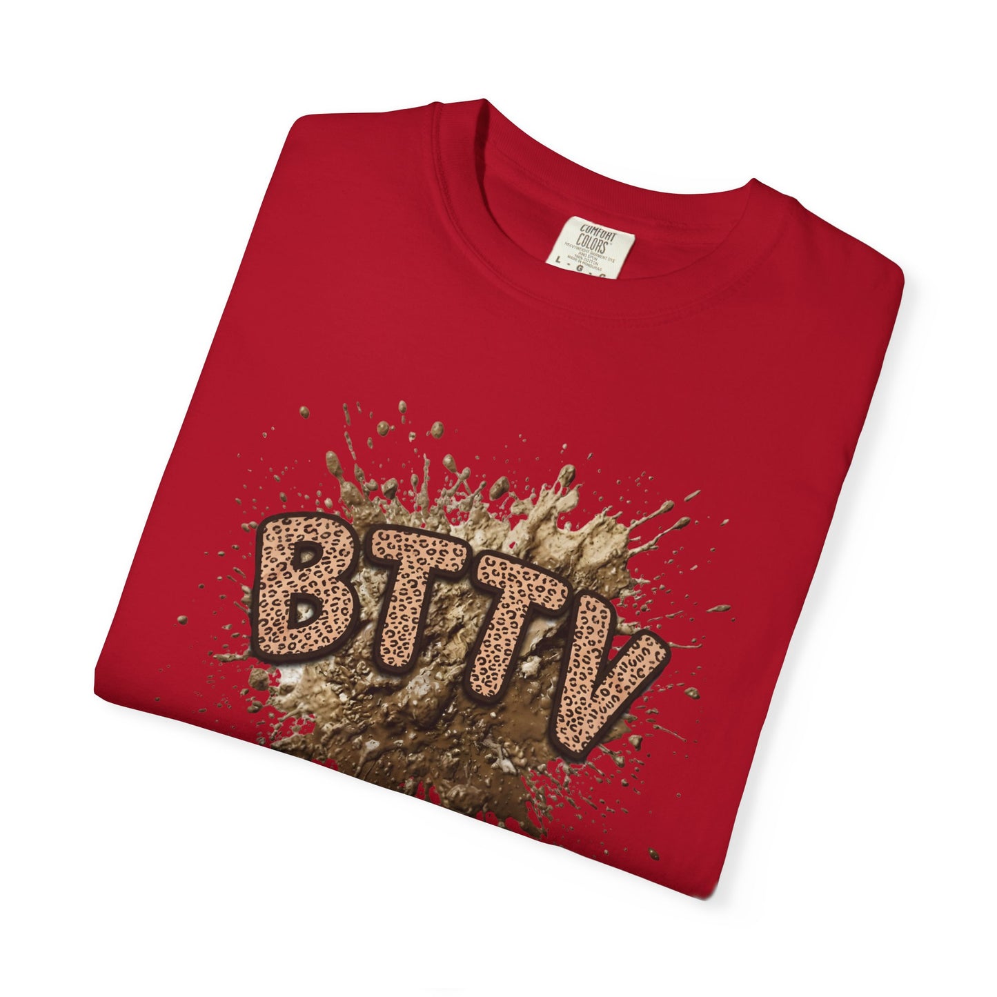 BTTV Mud Splash cheetah print T-Shirt
