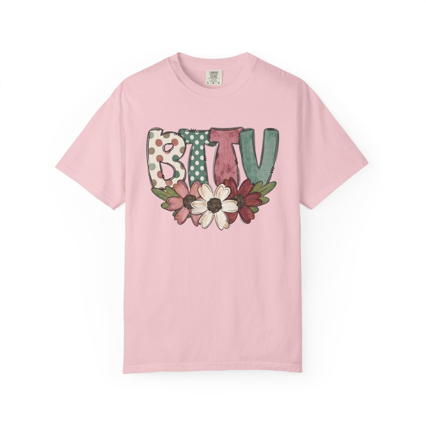 BTTV Floral T-Shirt — Protest Support Tee with Flower Design