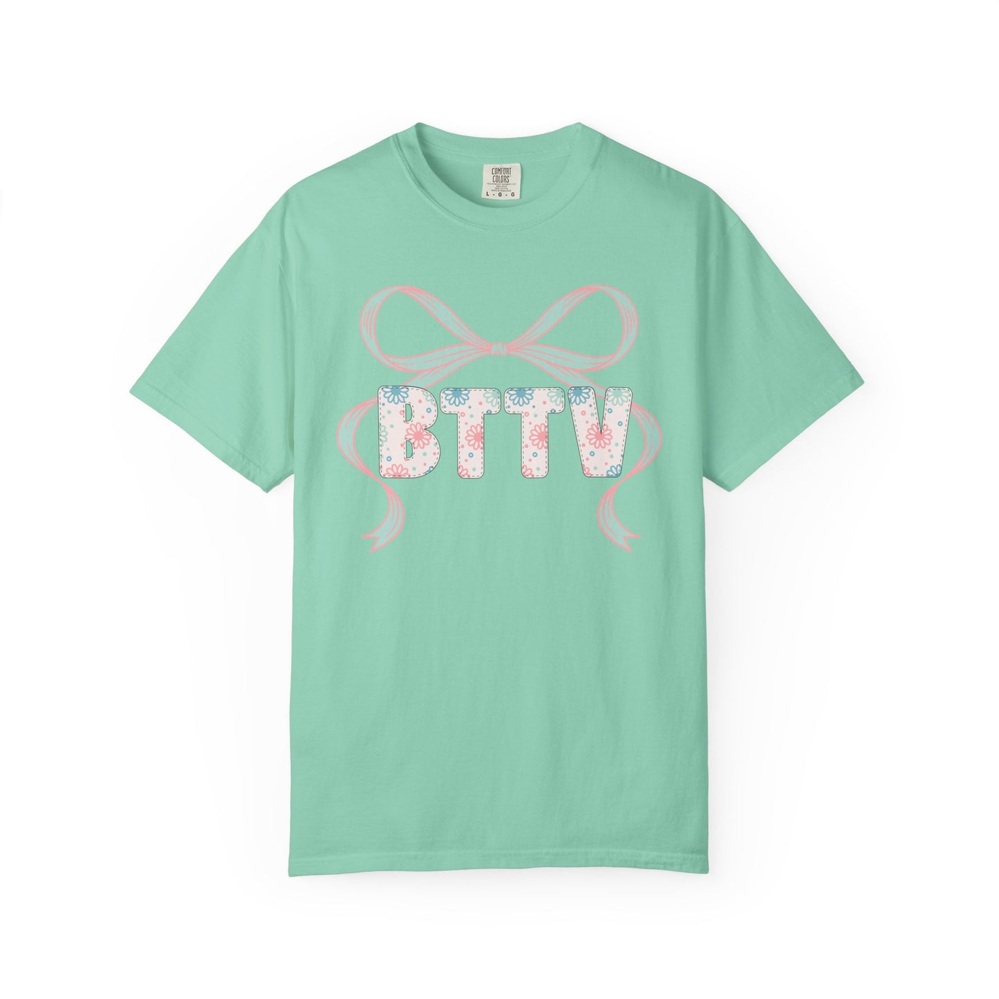 BTTV  Floral Ribbon T-Shirt