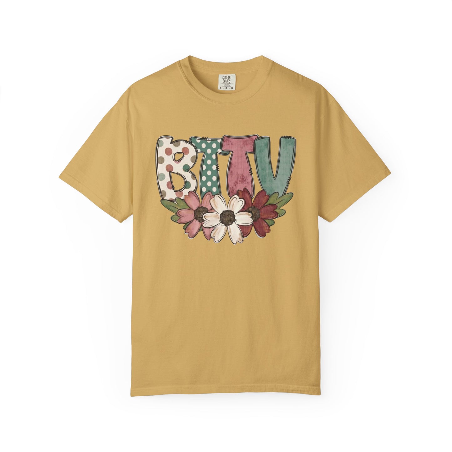 BTTV Floral T-Shirt — Protest Support Tee with Flower Design