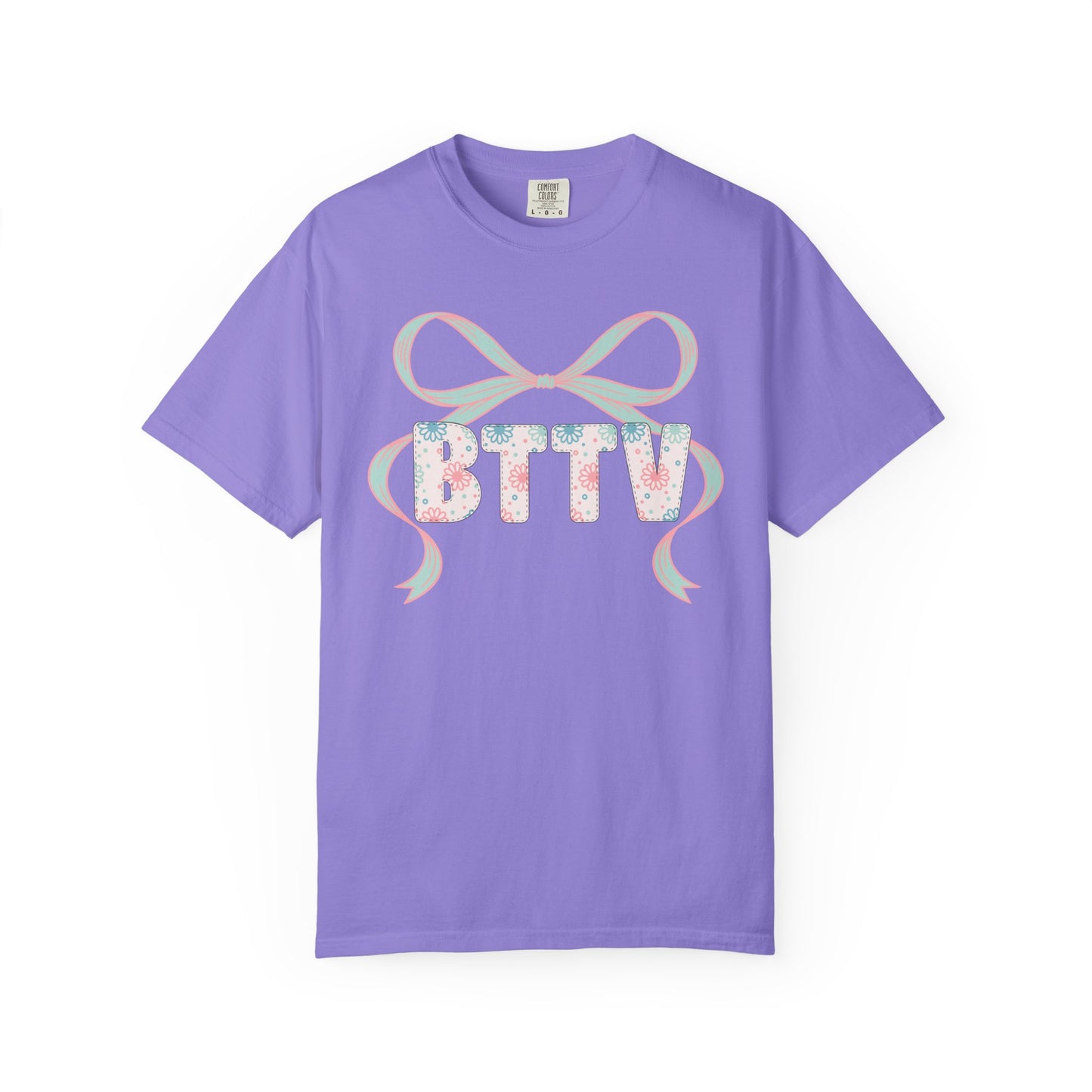 BTTV  Floral Ribbon T-Shirt