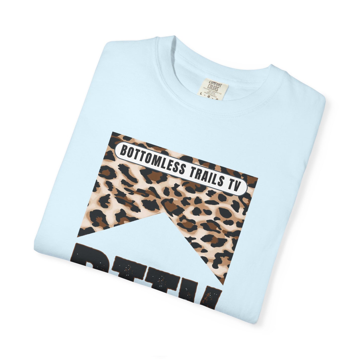 BTTV Leopard Logo T-Shirt — Bottomless Trails TV Graphic Tee