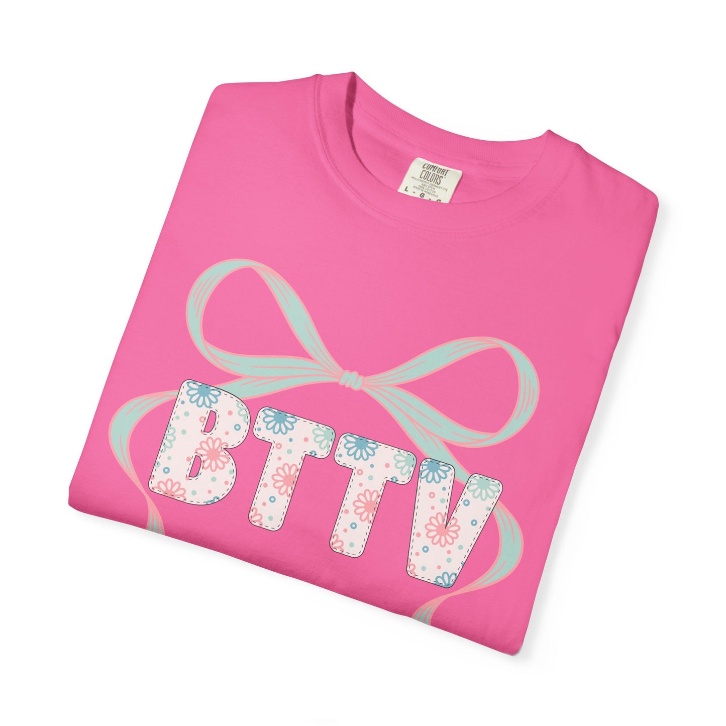 BTTV  Floral Ribbon T-Shirt