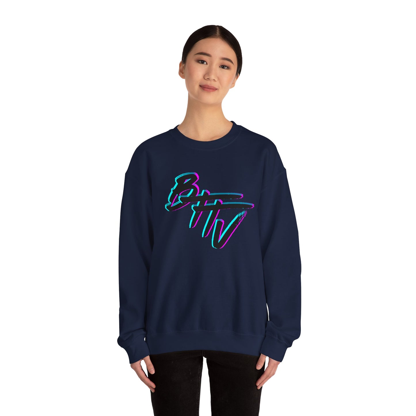 Retro Graphic Crewneck Sweatshirt - Cozy Unisex Top for Casual Style, Gift for Friends, Streetwear, Weekend Wear