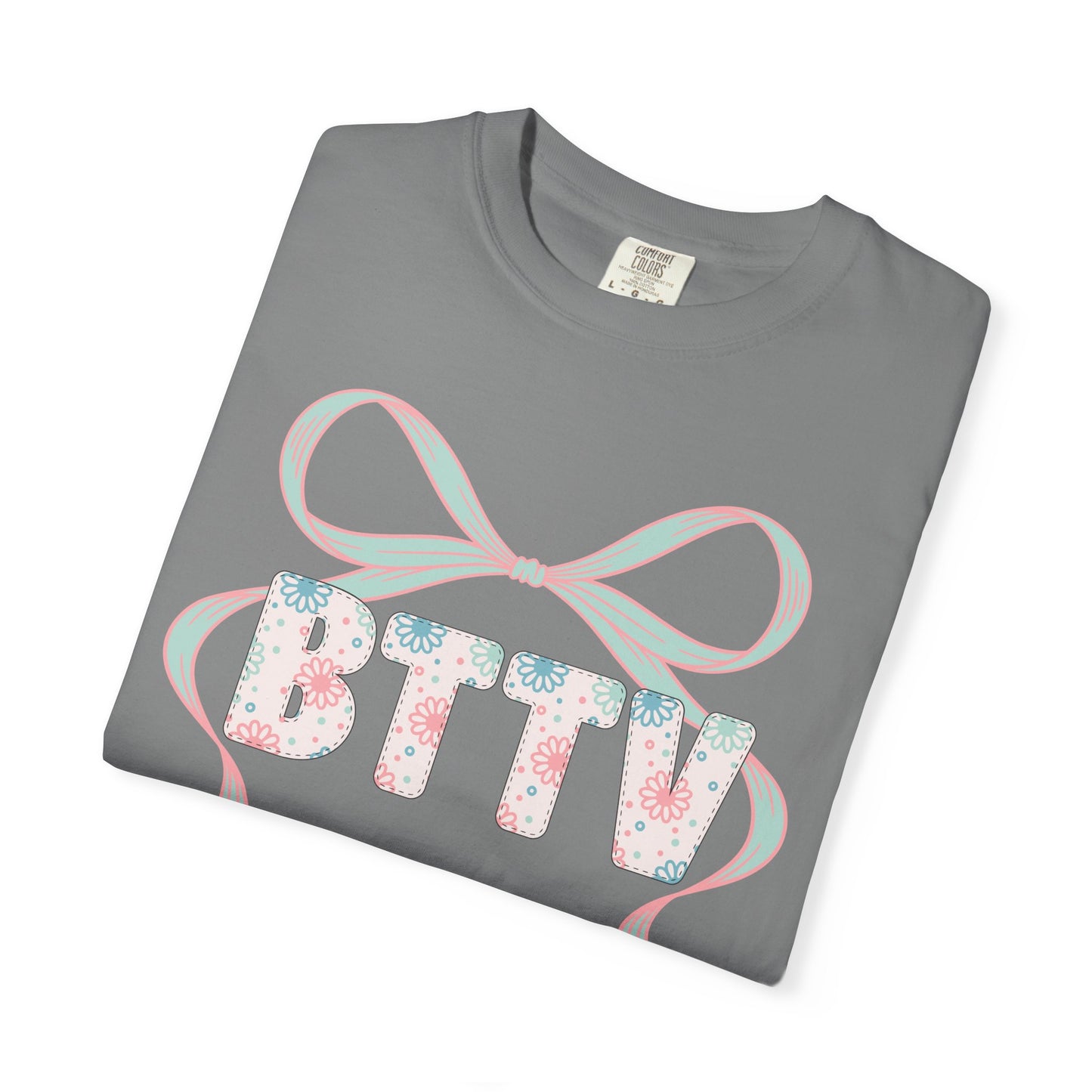 BTTV  Floral Ribbon T-Shirt