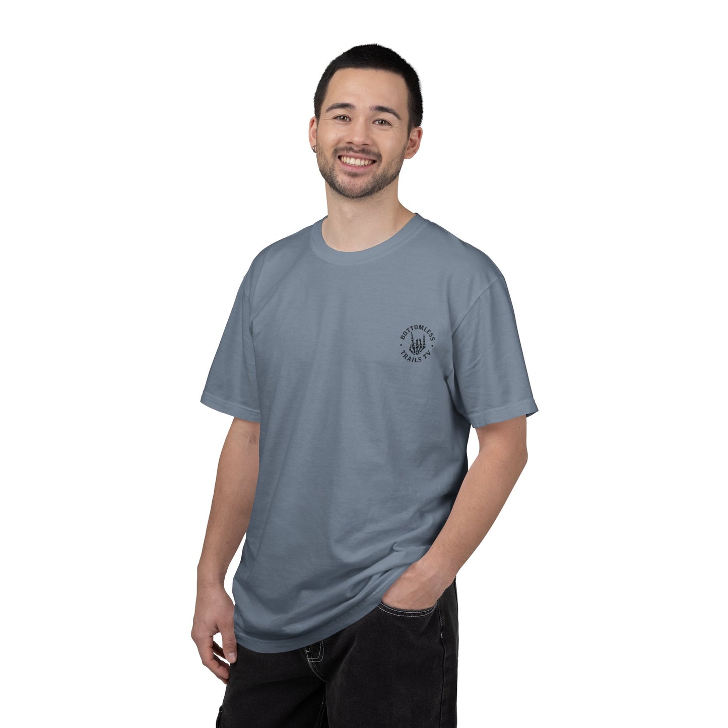 Bottomless Trails TV Skeleton Hand T-Shirt