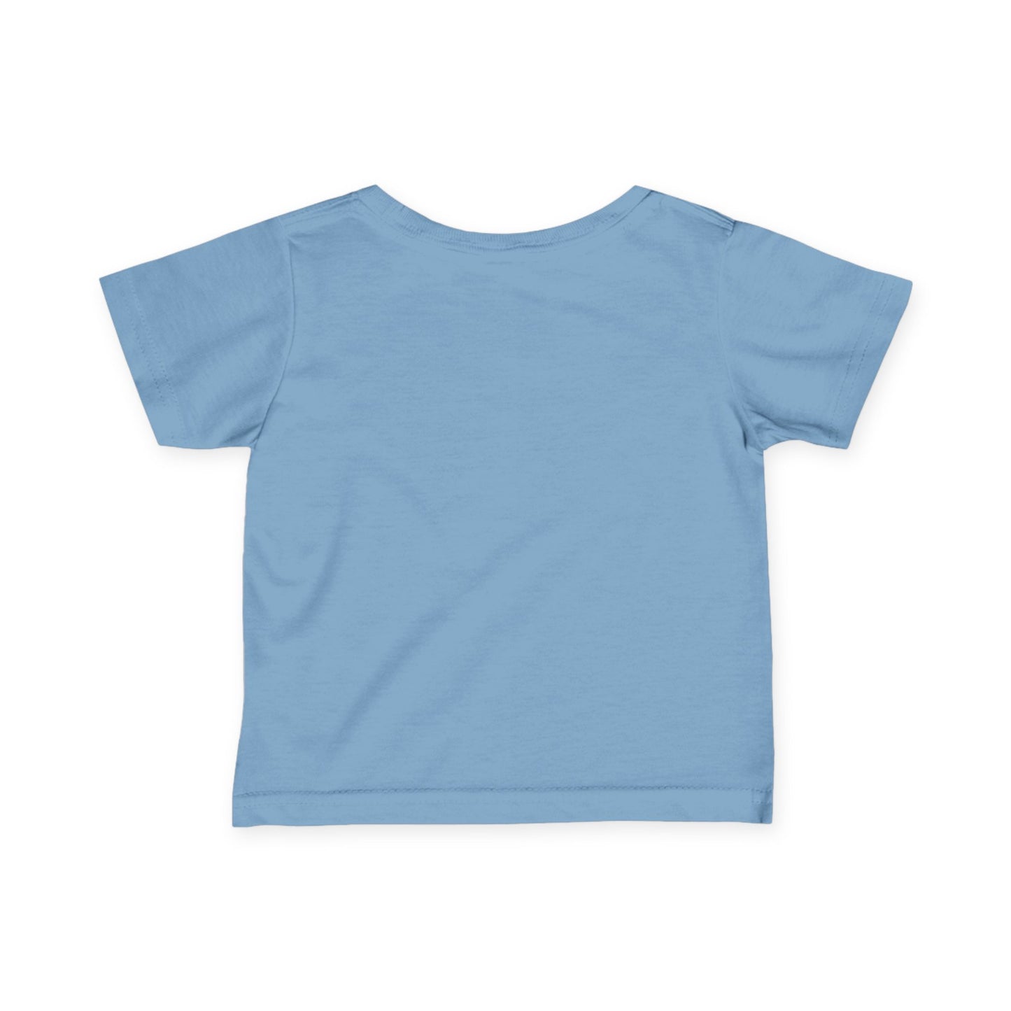 Infant Tee — "Bottomless Trails TV" Pastel Retro Logo Baby Shirt