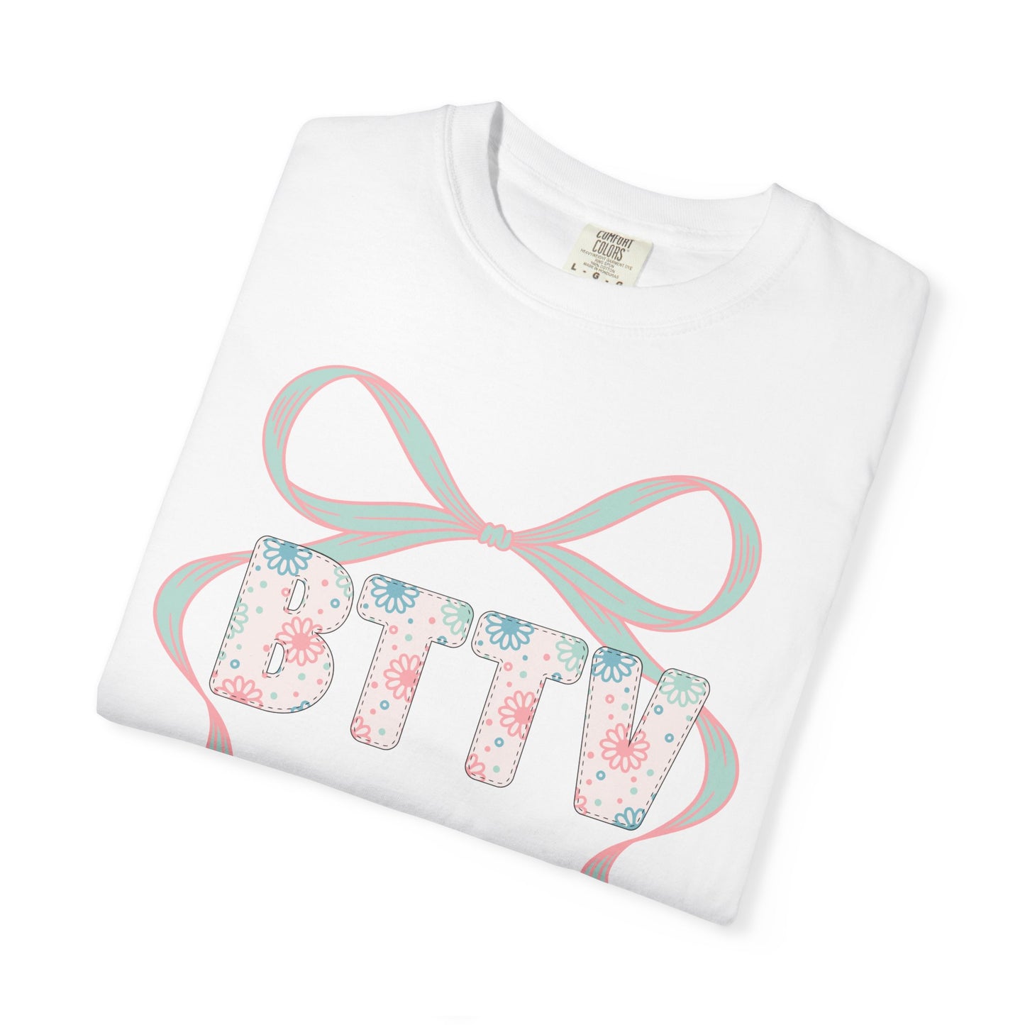 BTTV  Floral Ribbon T-Shirt