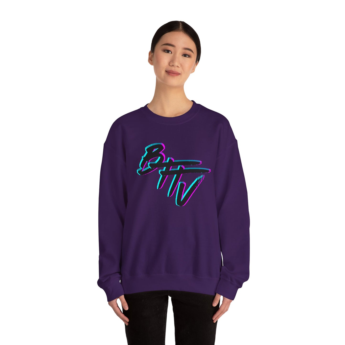 Retro Graphic Crewneck Sweatshirt - Cozy Unisex Top for Casual Style, Gift for Friends, Streetwear, Weekend Wear