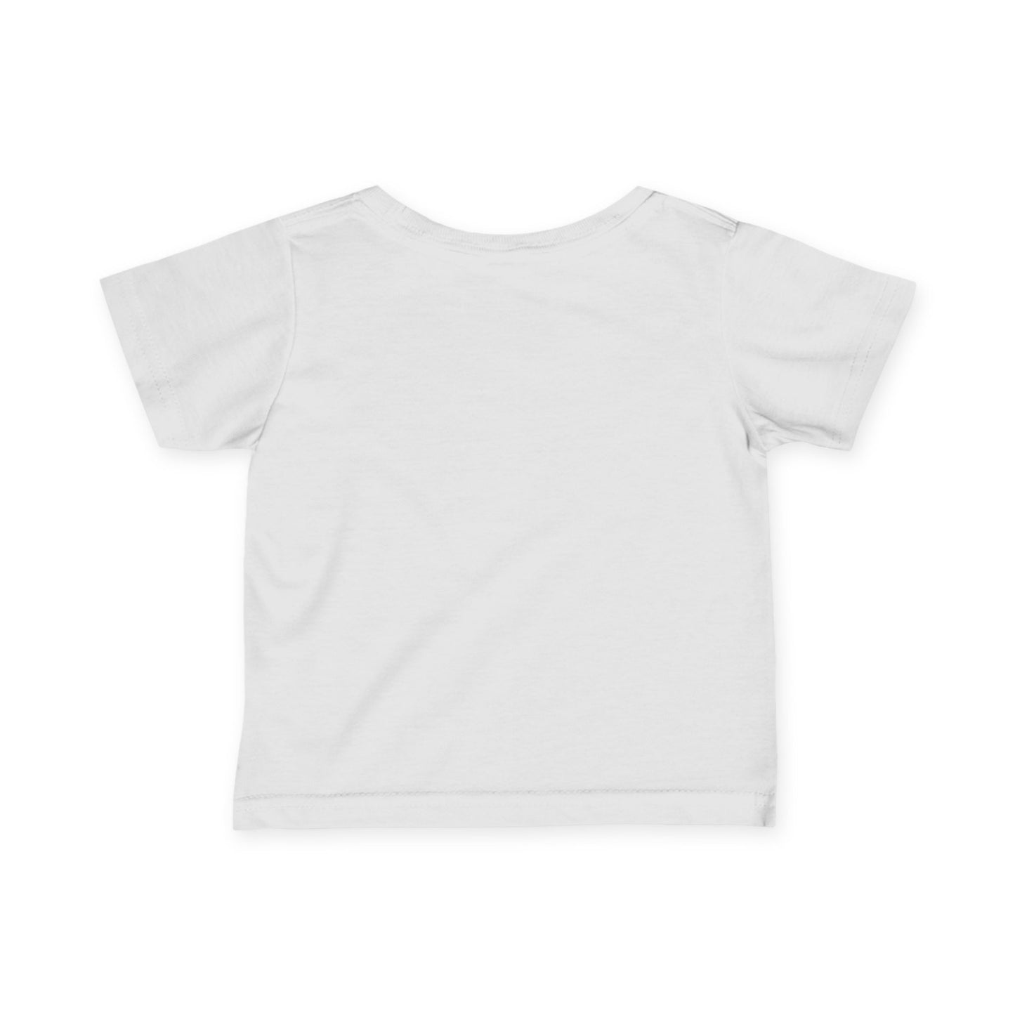Infant Tee — "Bottomless Trails TV" Pastel Retro Logo Baby Shirt