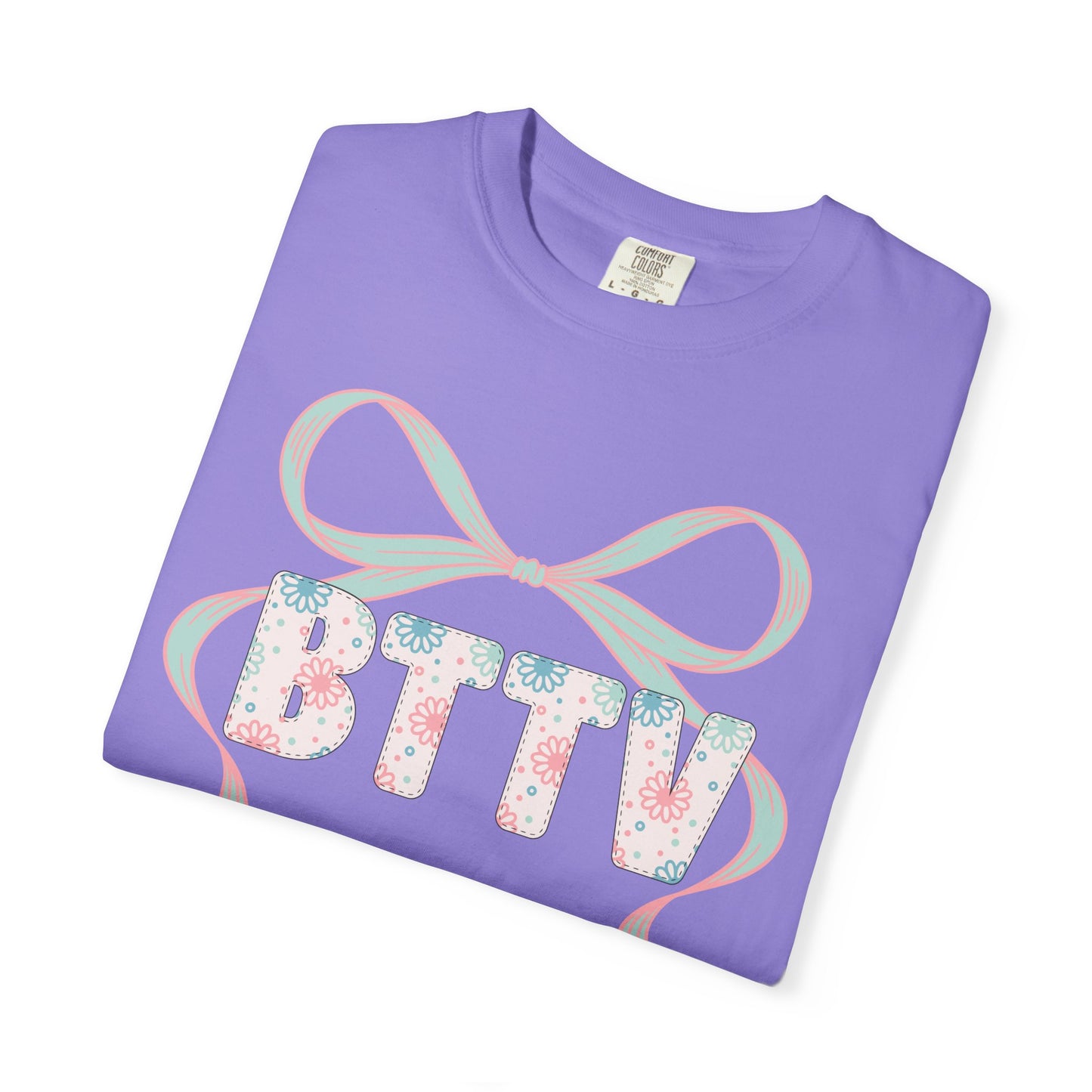 BTTV  Floral Ribbon T-Shirt