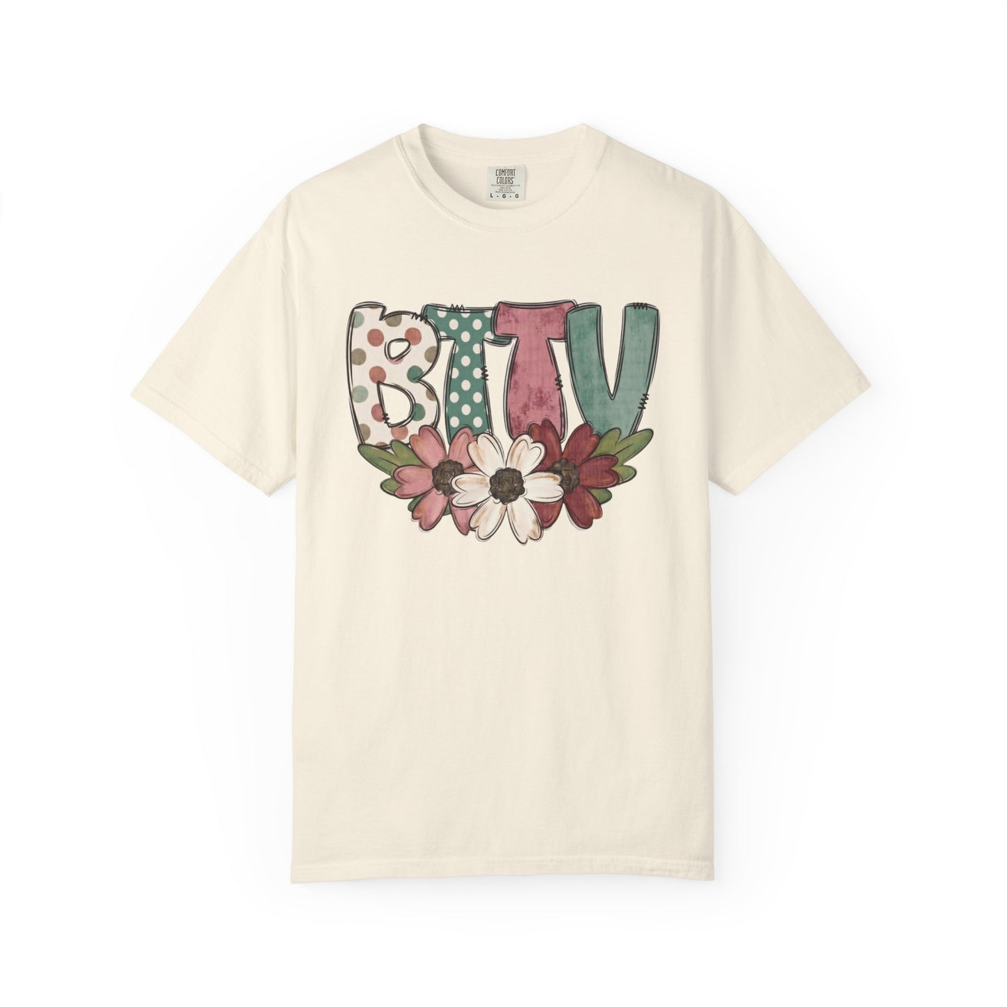 BTTV Floral T-Shirt — Protest Support Tee with Flower Design