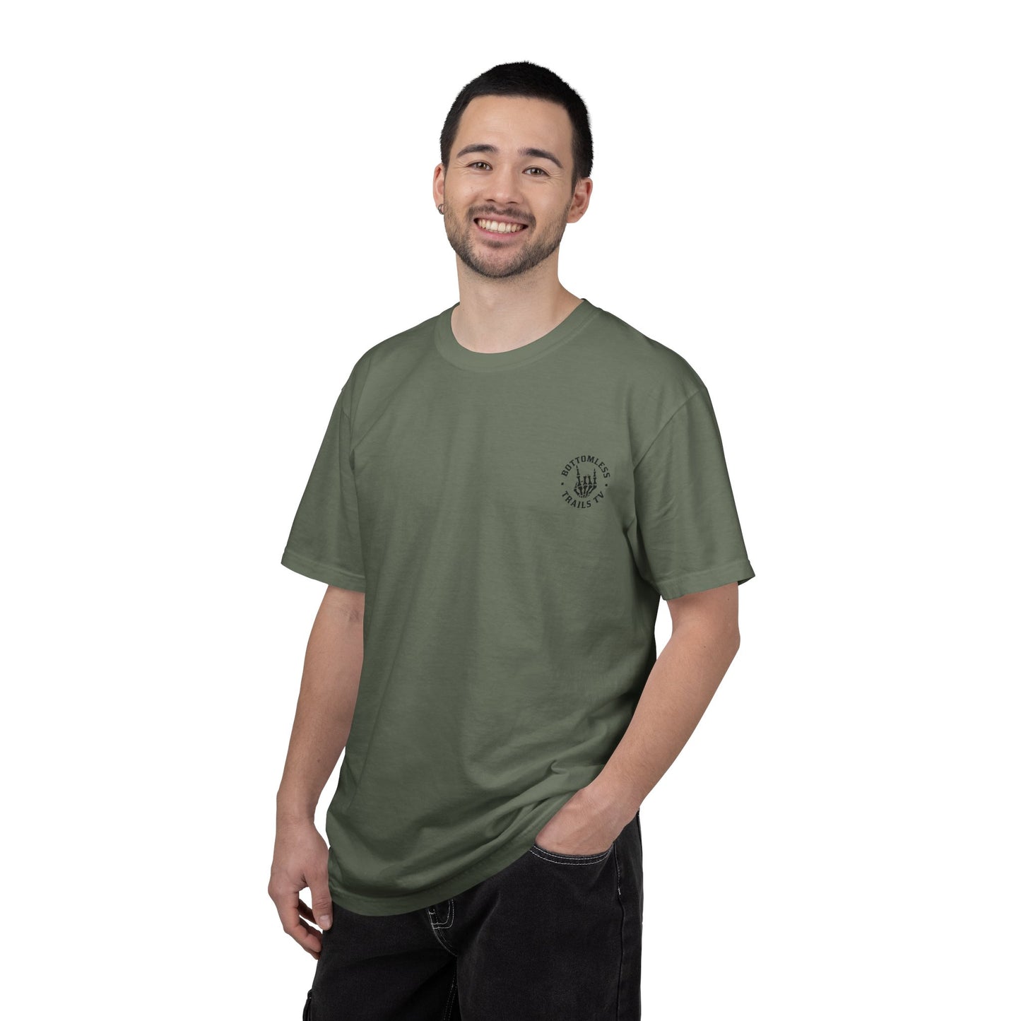 Bottomless Trails TV Skeleton Hand T-Shirt
