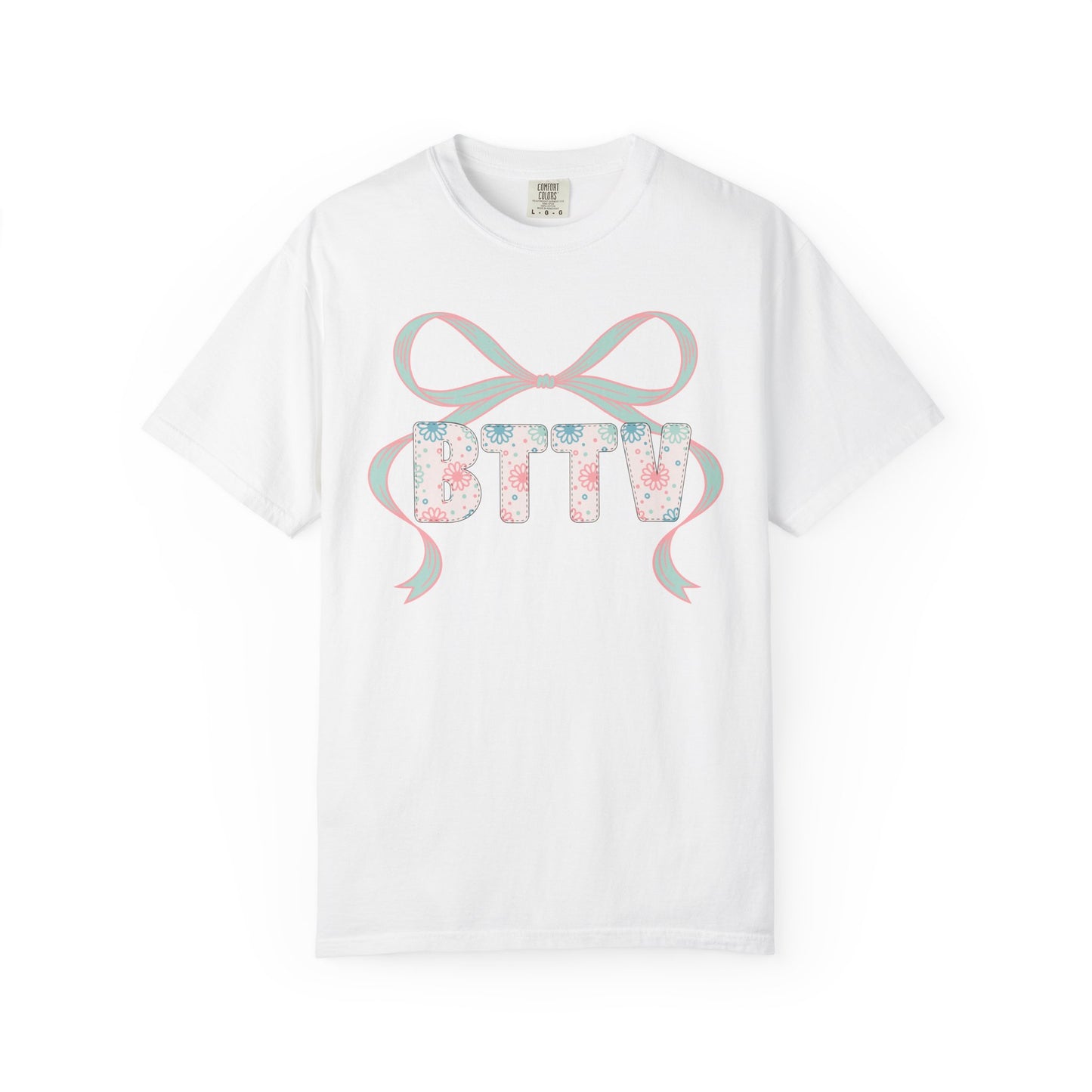 BTTV  Floral Ribbon T-Shirt