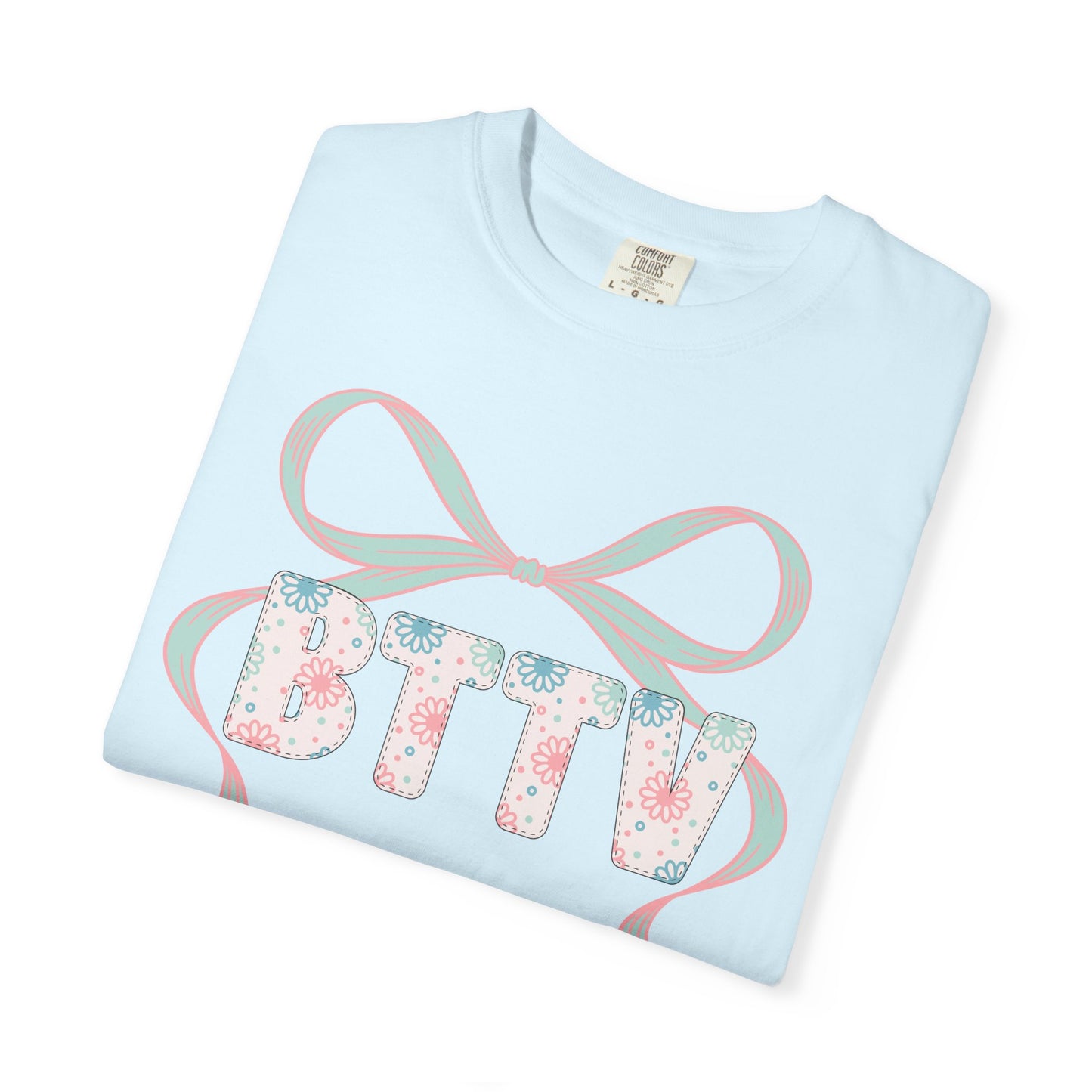 BTTV  Floral Ribbon T-Shirt