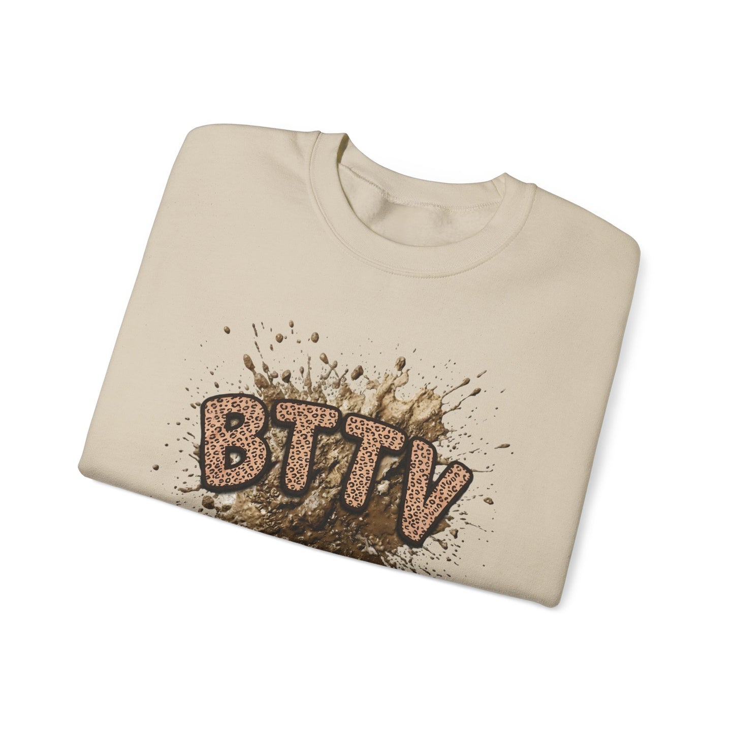 Leopard Print BTTY Crewneck Sweatshirt