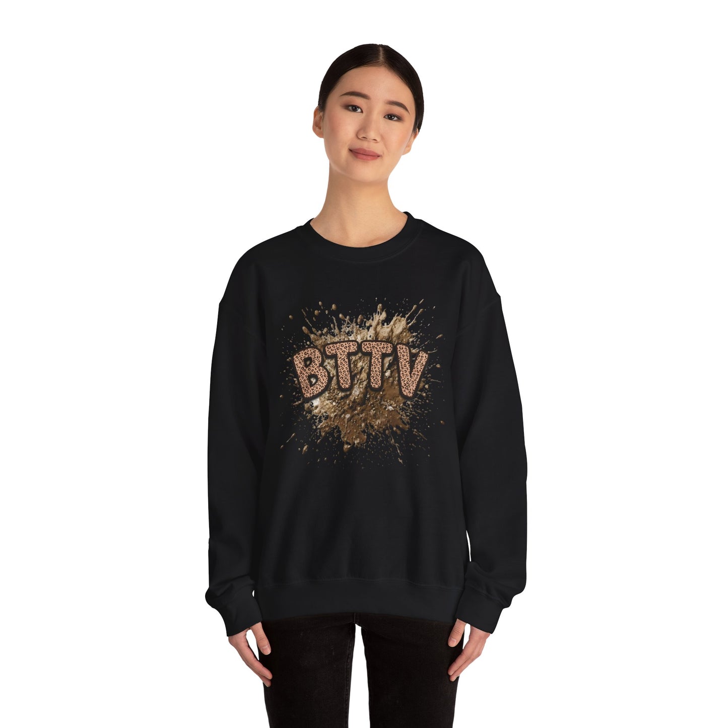 Leopard Print BTTY Crewneck Sweatshirt
