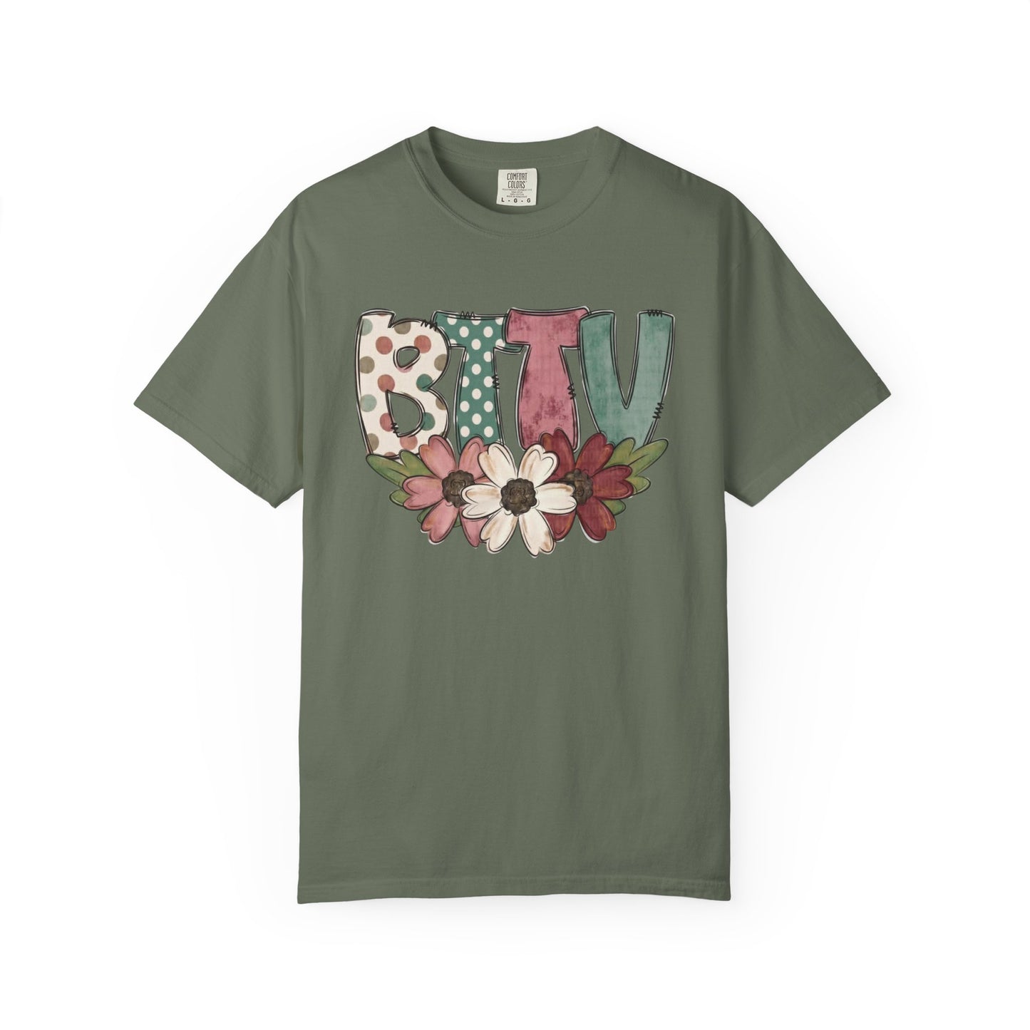 BTTV Floral T-Shirt — Protest Support Tee with Flower Design