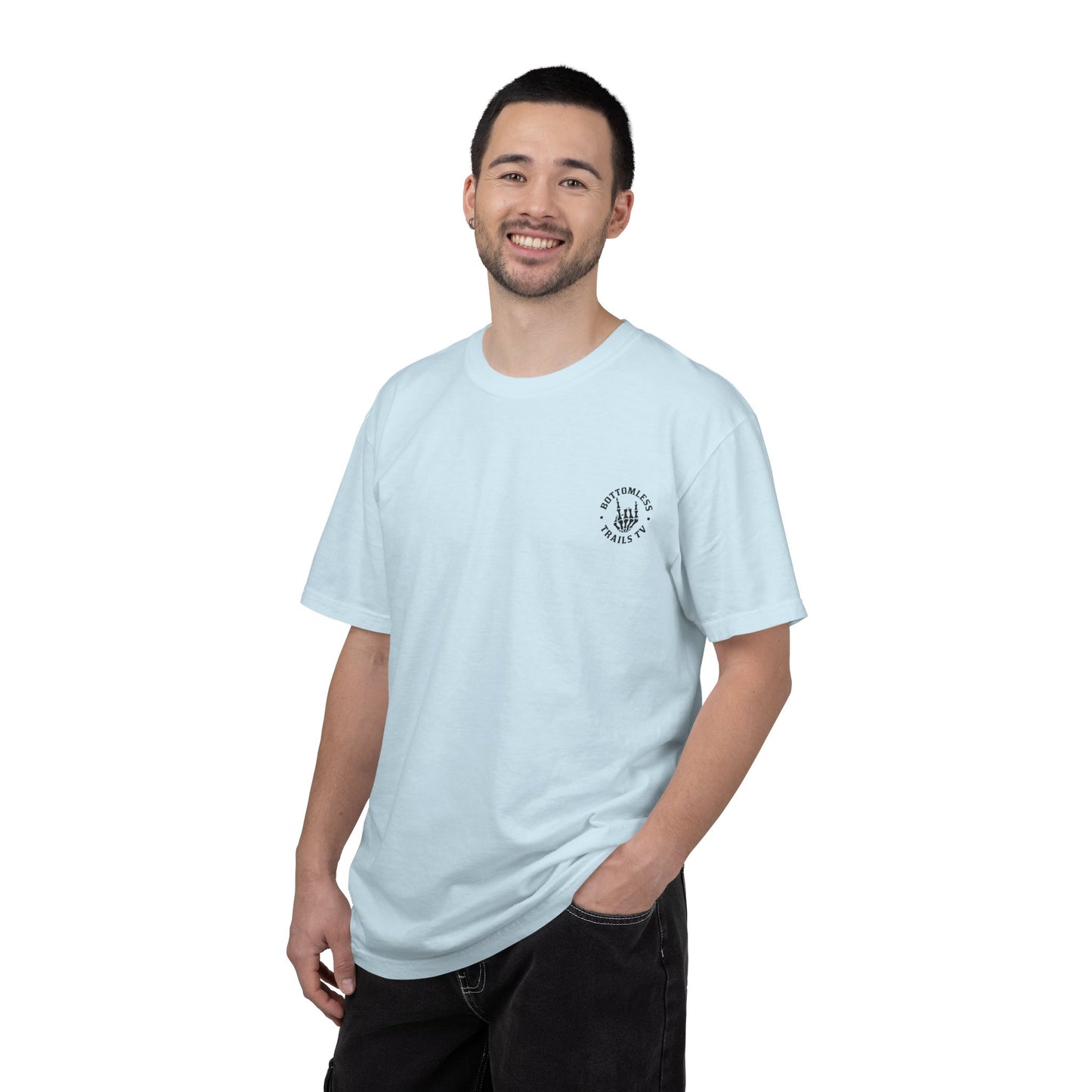 Bottomless Trails TV Skeleton Hand T-Shirt